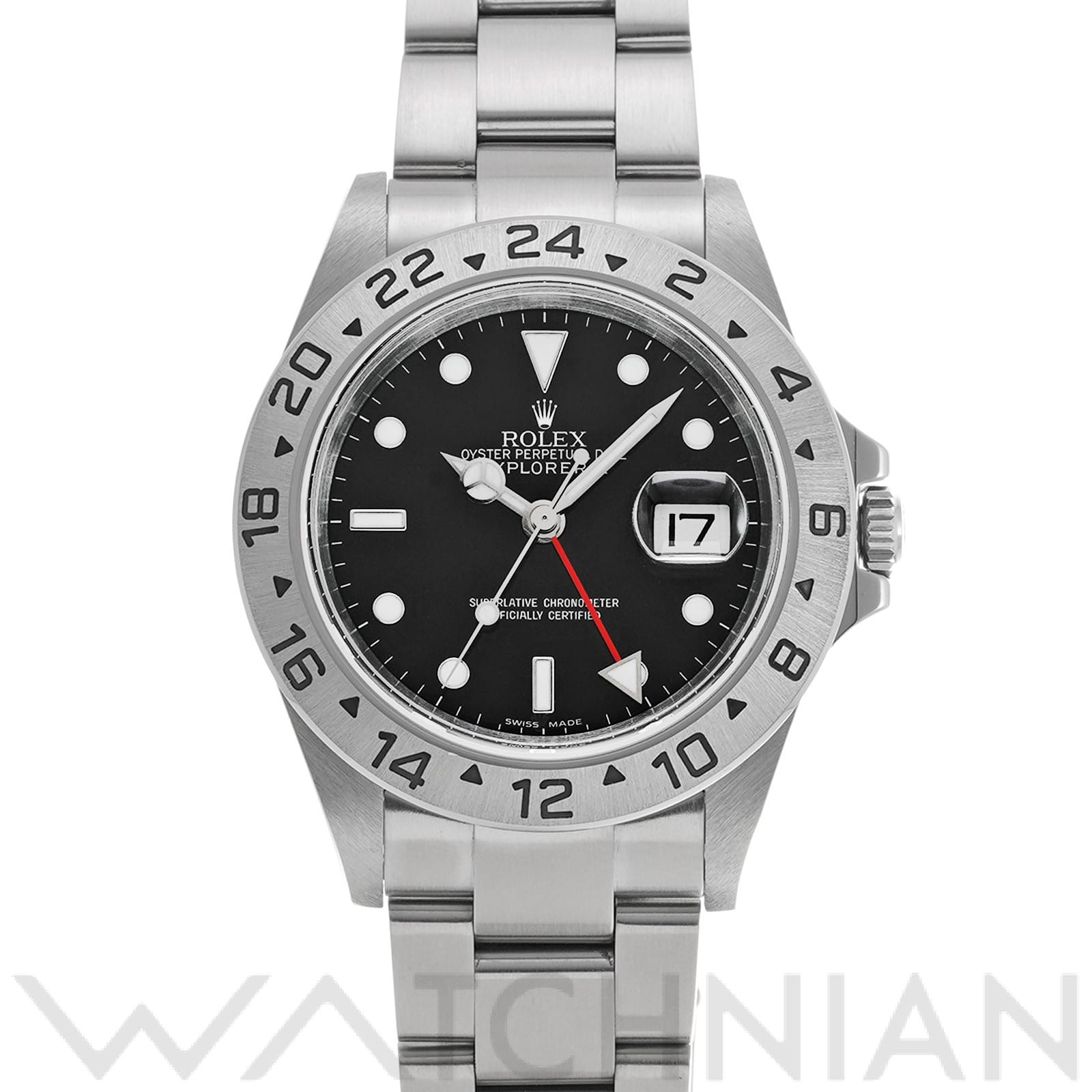 ロレックス エクスプローラーII 16570 ブラック メンズ 時計 【中古】【wristwatch】