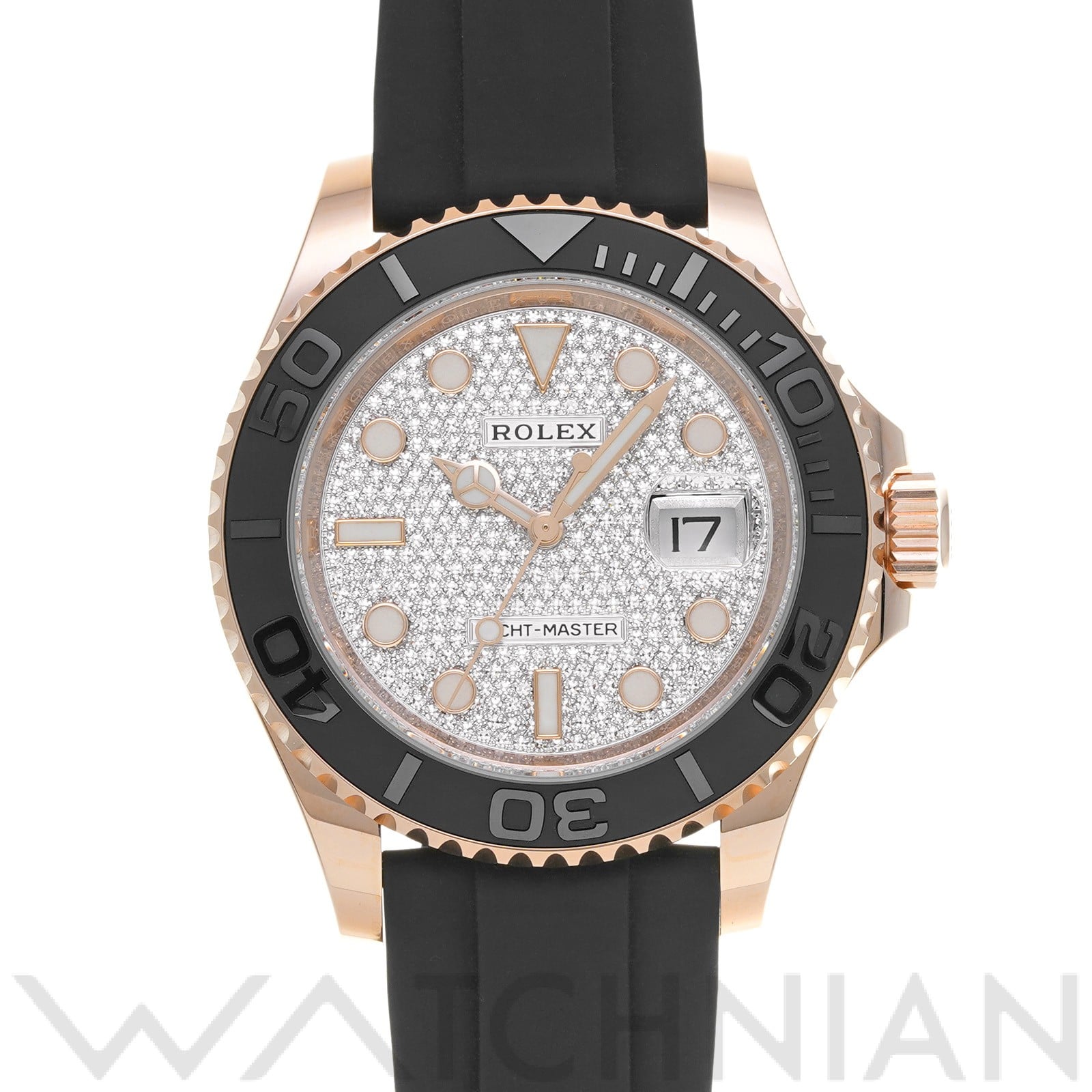 ヨットマスター 40 126655 ランダムシリアル パヴェダイヤモンド ロレックス ROLEX メンズ 【中古】