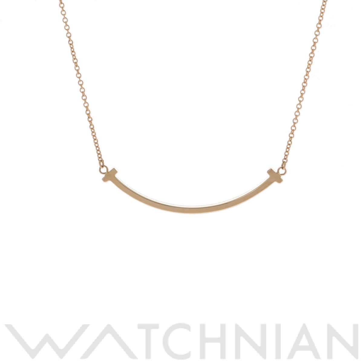 ティファニー Tスマイル スモール ネックレス ゴールド K18イエローゴールド YG レディース ジュエリー 【中古】【jewelry】