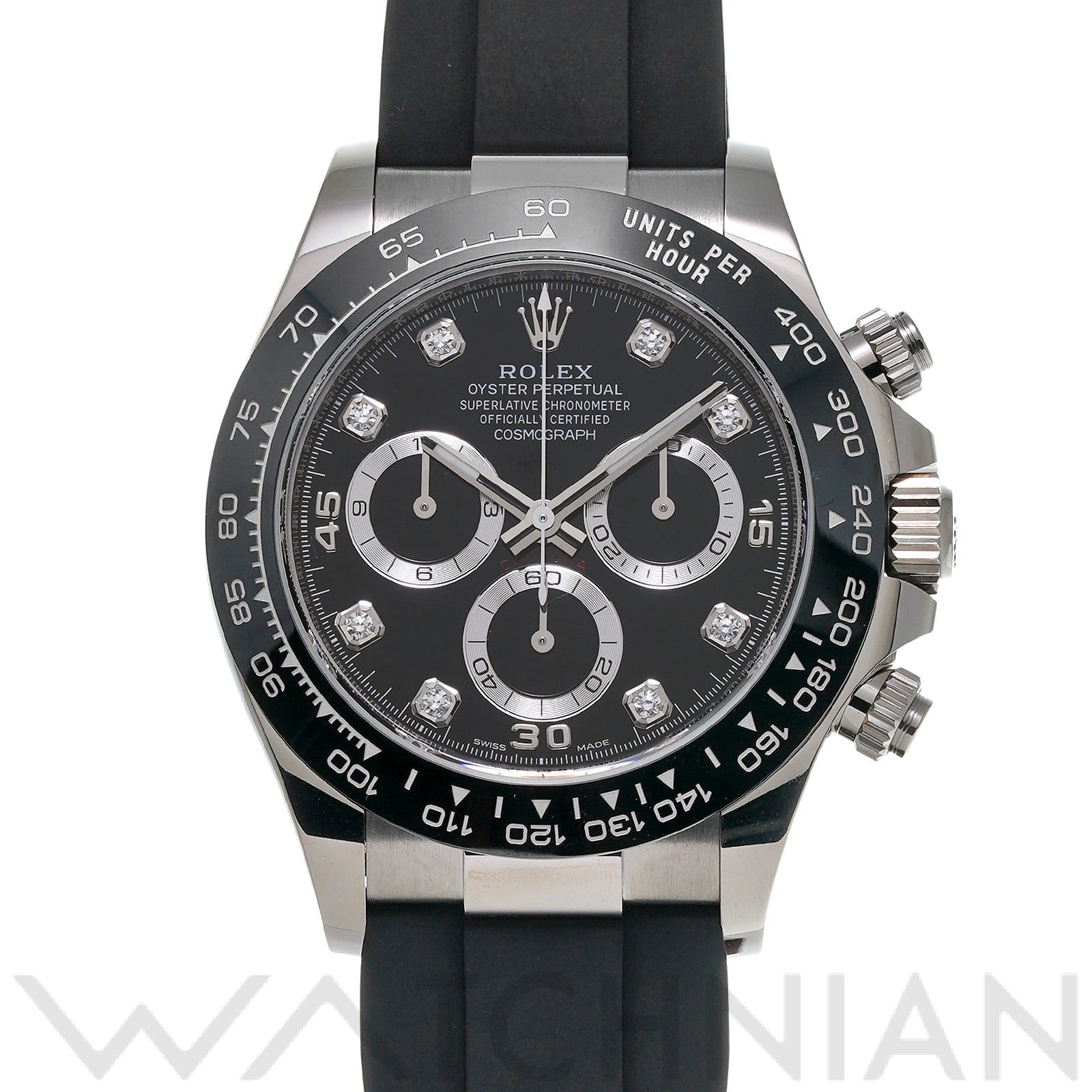 ロレックス コスモグラフ デイトナ 116519LNG ブラック/ダイヤモンド メンズ 時計 【中古】【wristwatch】