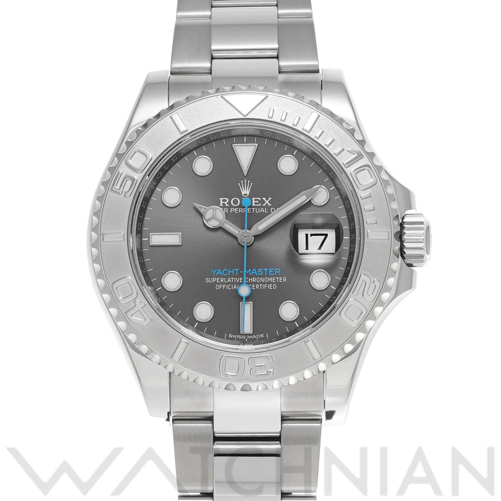 ヨットマスター 40 116622 ランダムシリアル ダークロジウム ロレックス ROLEX メンズ 【中古】