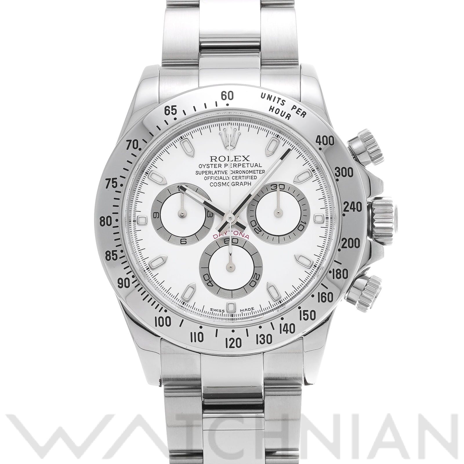 ロレックス コスモグラフ デイトナ 116520 ホワイト メンズ 時計 【中古】【wristwatch】