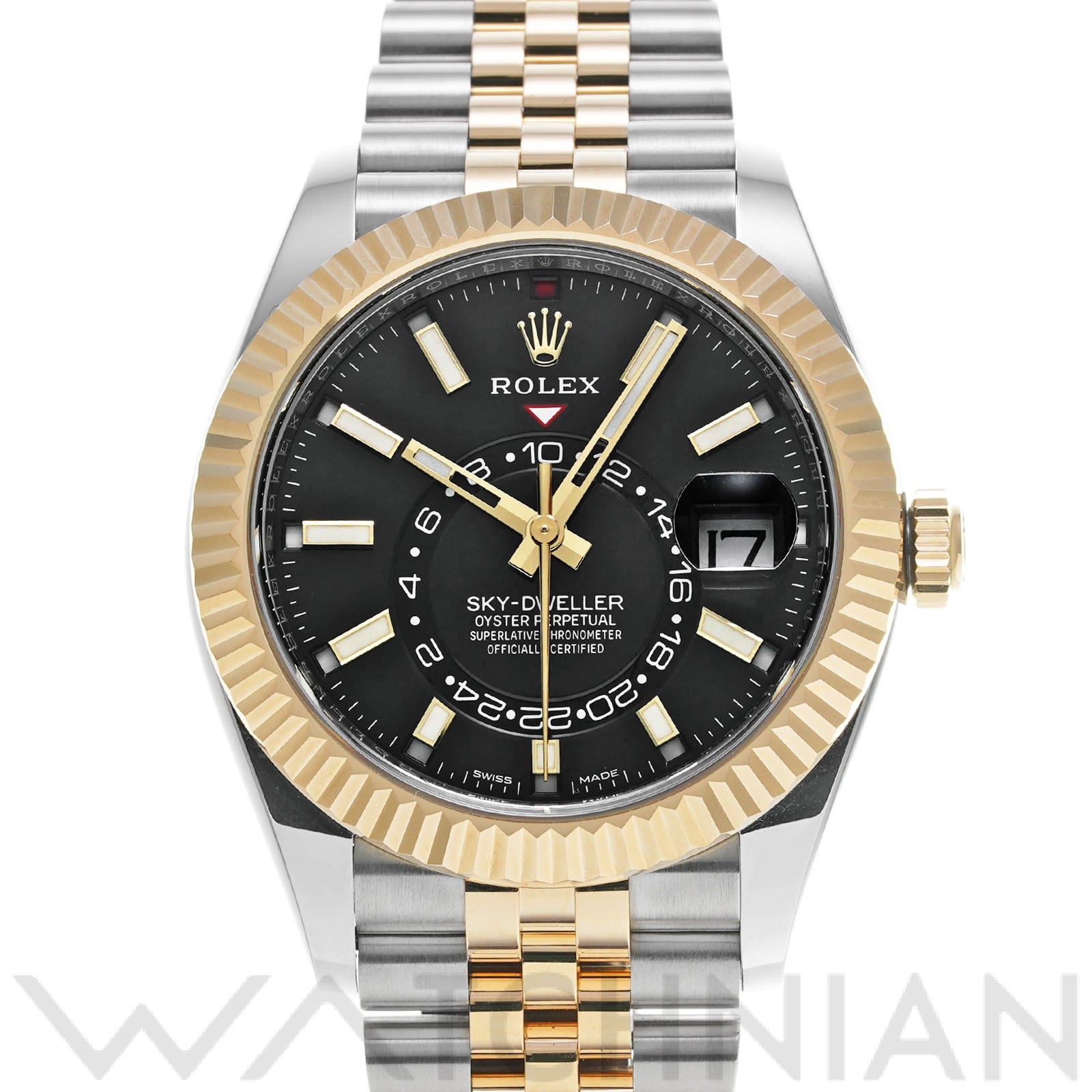スカイドゥエラー 326933 ランダムシリアル ブライトブラック ロレックス ROLEX メンズ 【中古】