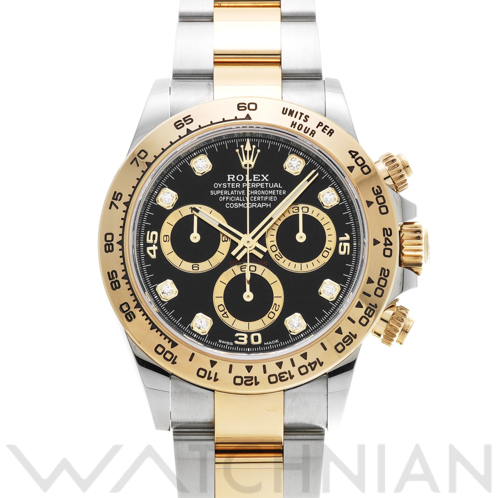 ロレックス コスモグラフ デイトナ 116503G ブラック/ダイヤモンド メンズ 時計 【中古】【wristwatch】