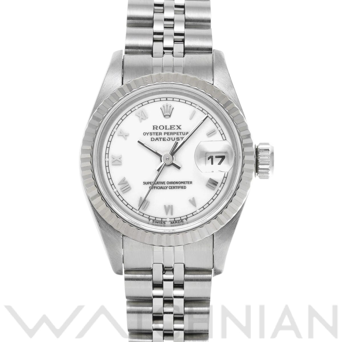 ロレックス デイトジャスト 26 69174 ホワイト レディース 時計 【中古】【wristwatch】