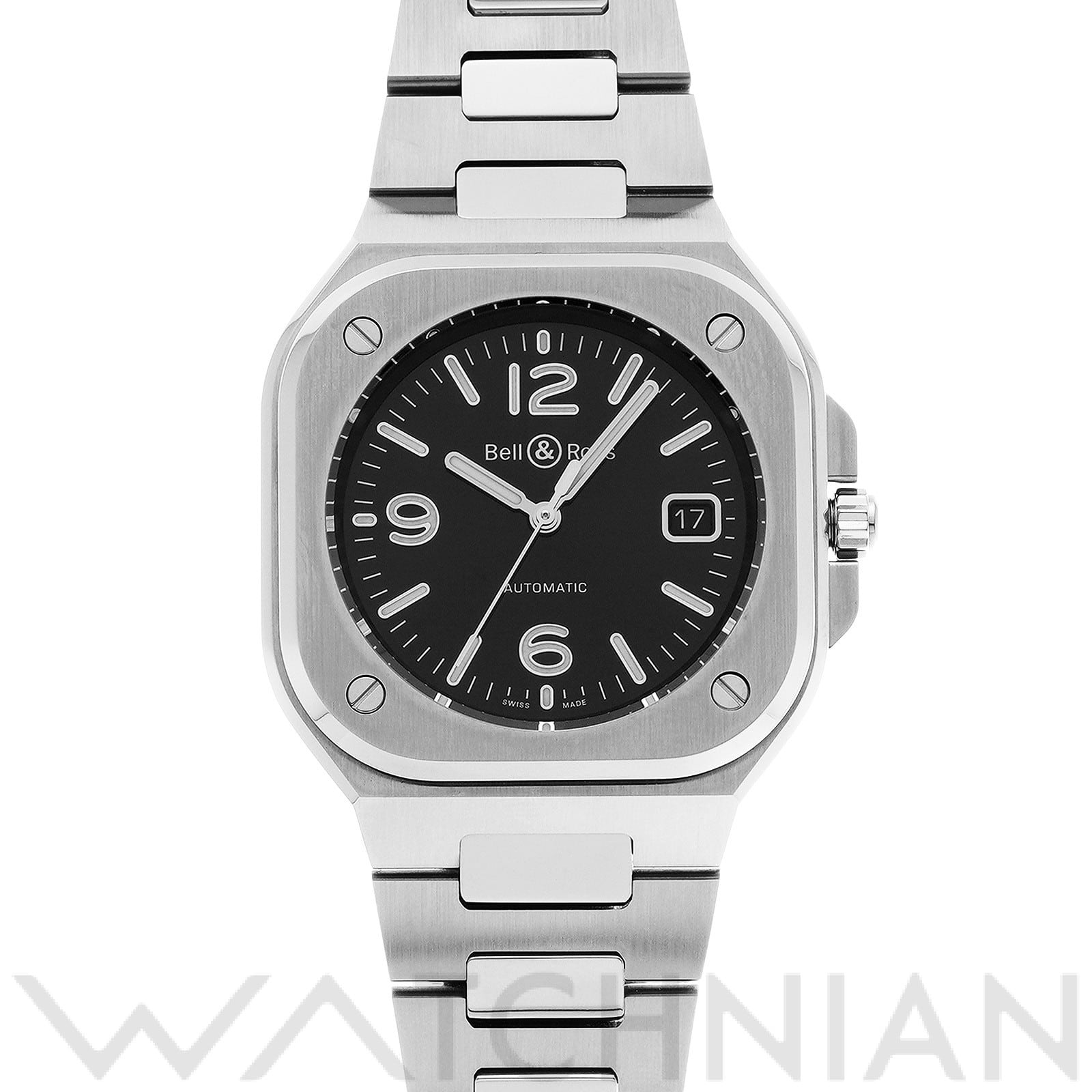 ベル＆ロス / Bell & Ross BR 05 ブラックスチール BR05A-BL-ST/SST ブラック メンズ 時計 【中古】【wristwatch】