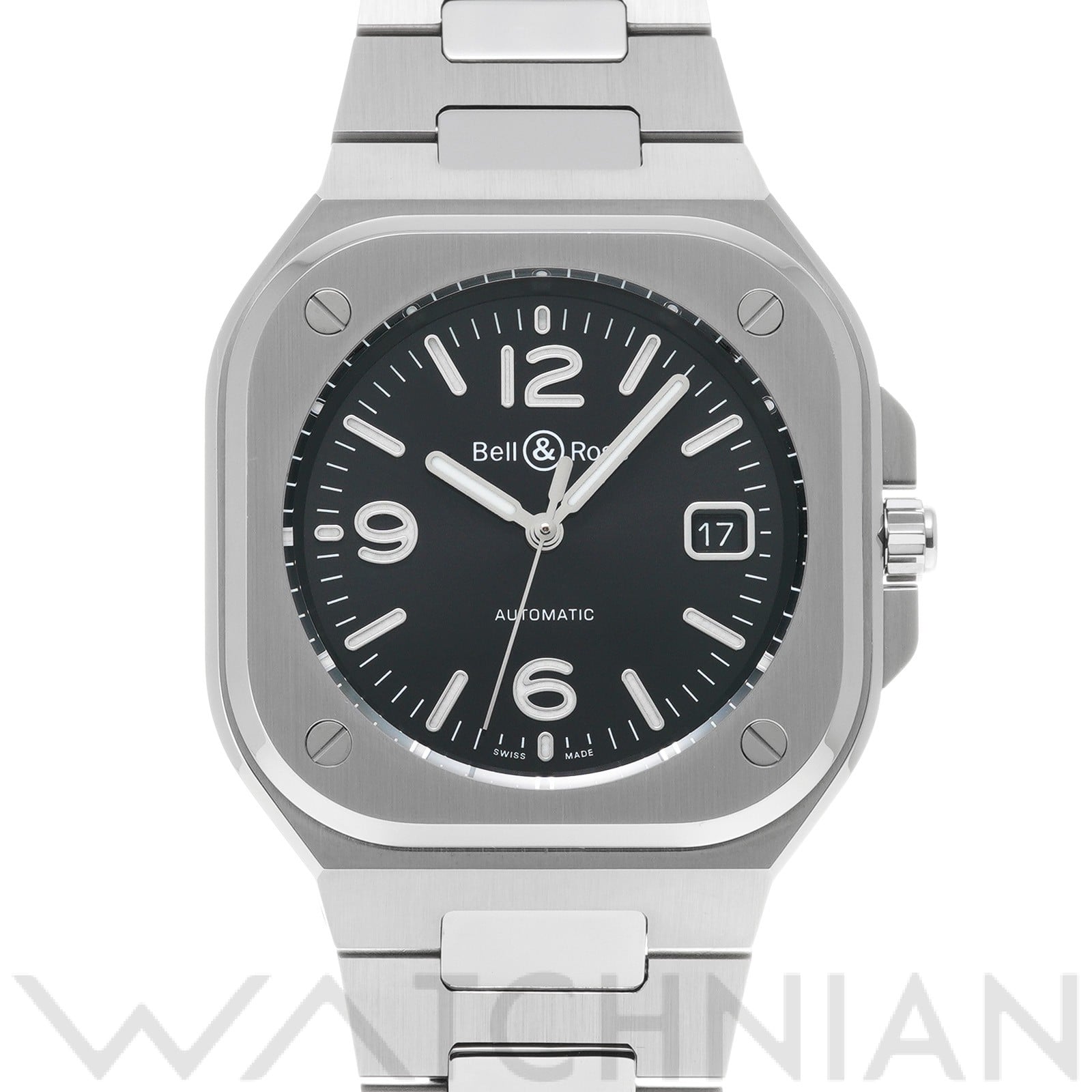 ベル＆ロス / Bell & Ross BR 05 ブラックスチール BR05A-BL-ST/SST ブラック メンズ 時計 【中古】【wristwatch】