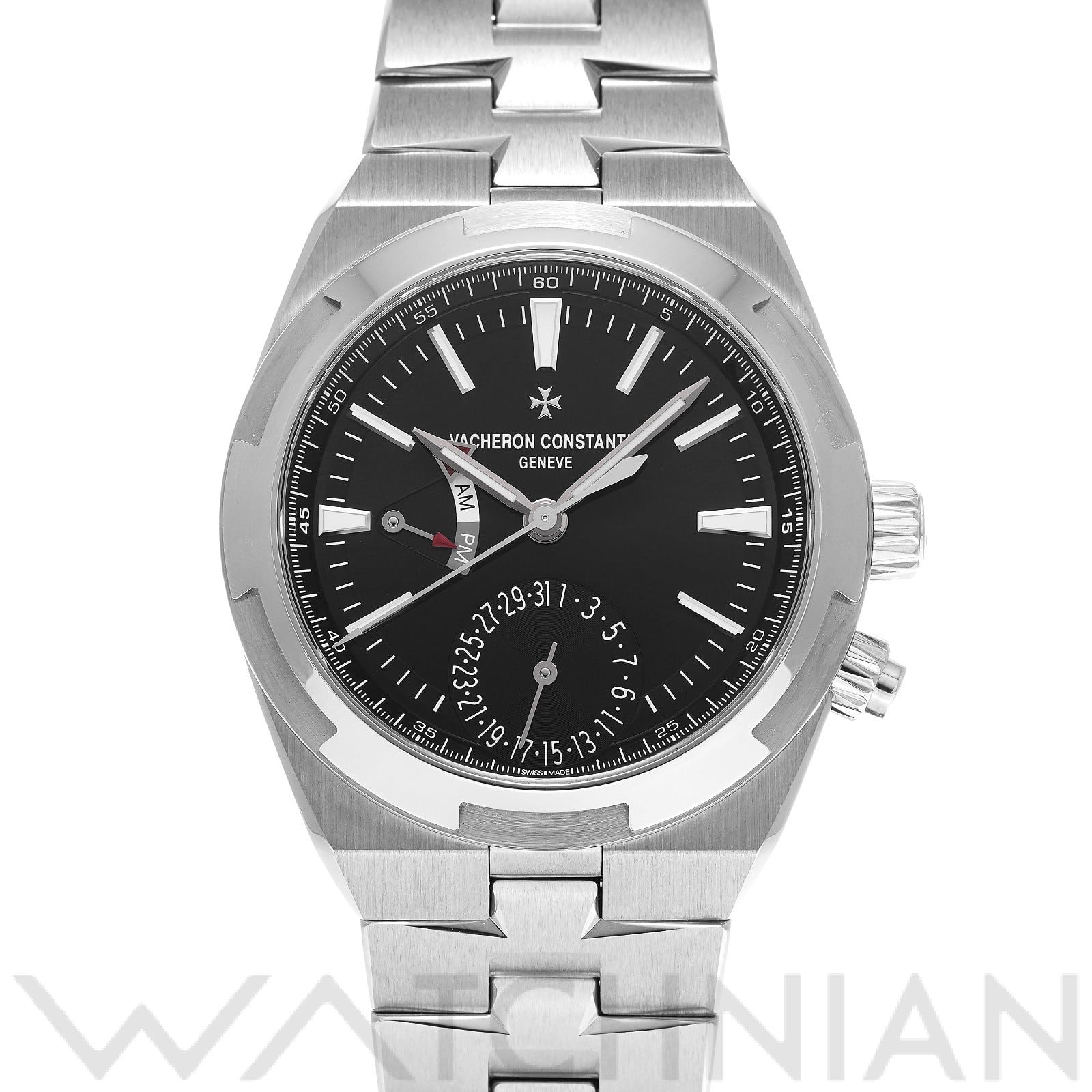 ヴァシュロン コンスタンタン / VACHERON CONSTANTIN オーバーシーズ デュアルタイム 7900V/110A-B546 ブラック メンズ 時計 【中古】【wristwatch】