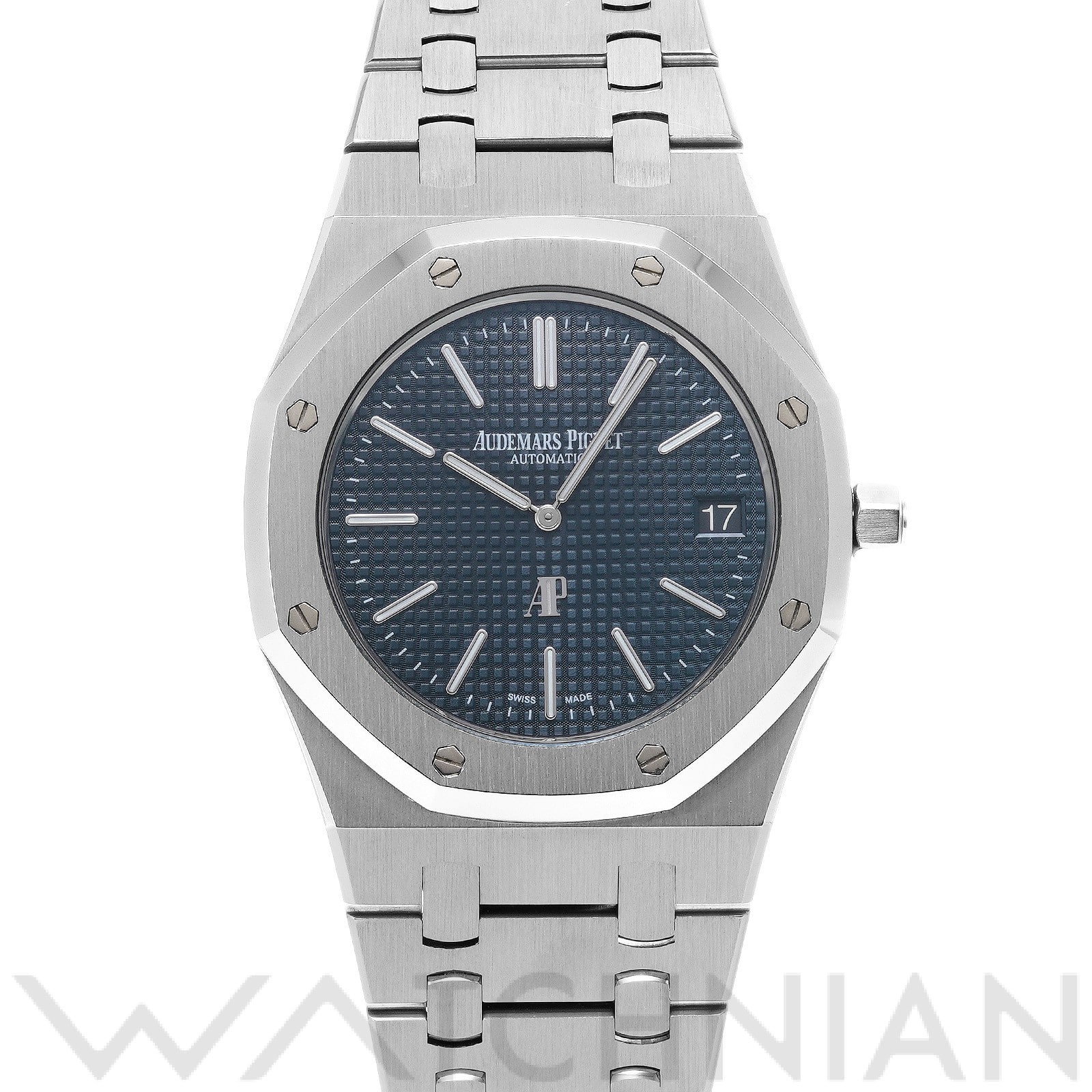 オーデマ ピゲ ロイヤルオーク ジャンボ エクストラシン 15202ST.OO.1240ST.01 ブルー メンズ 時計 【中古】【wristwatch】