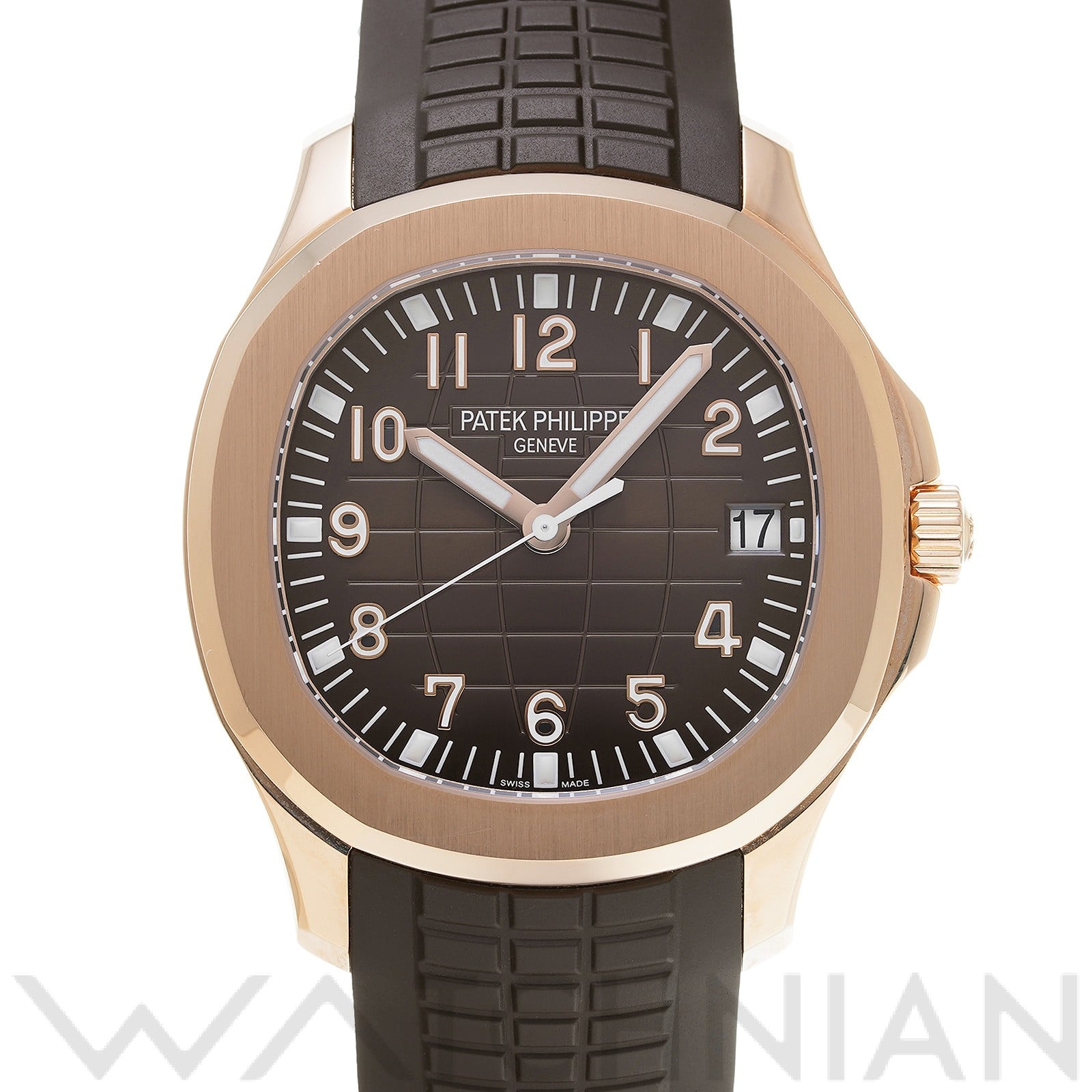 アクアノート 5167R-001 ブラウン・エンボス パテックフィリップ PATEK PHILIPPE メンズ 【中古】