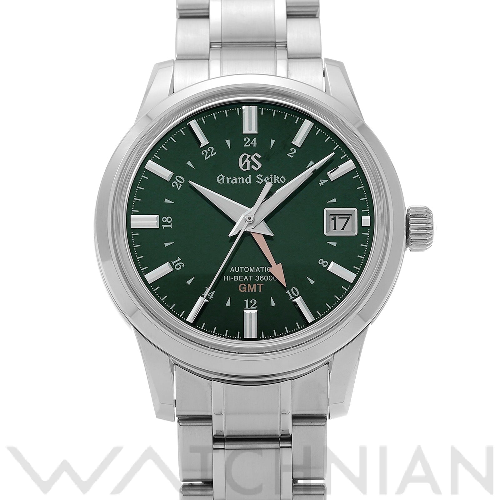 グランドセイコー / Grand Seiko エレガンスコレクション メカニカル ハイビート36000 GMT SBGJ251 グリーン メンズ 時計 【中古】【wristwatch】