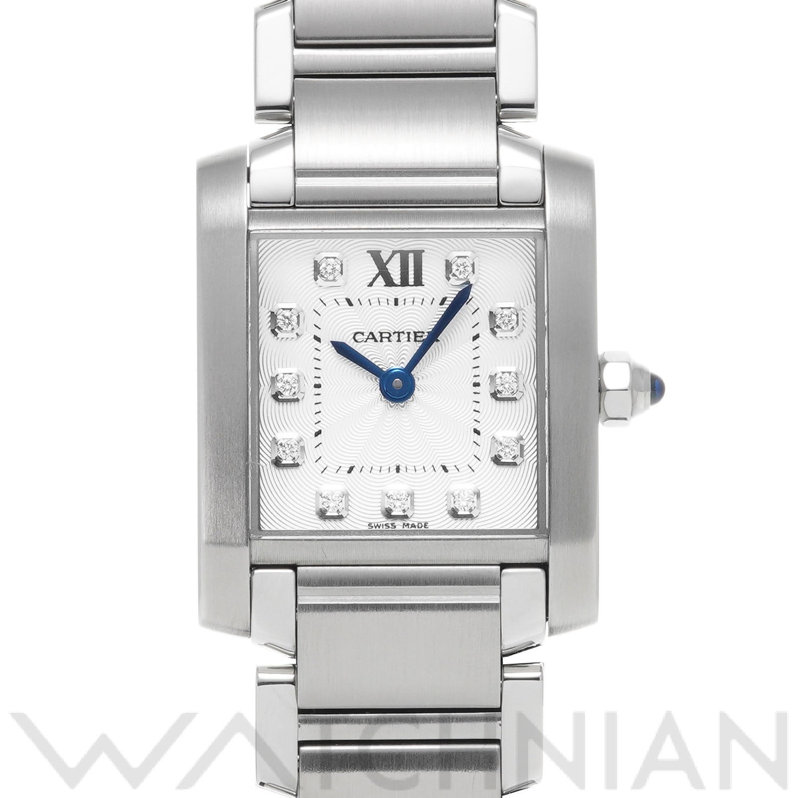 カルティエ / CARTIER タンクフランセーズ SM WE110006 シルバー/ダイヤモンド レディース 時計 【中古】【wristwatch】