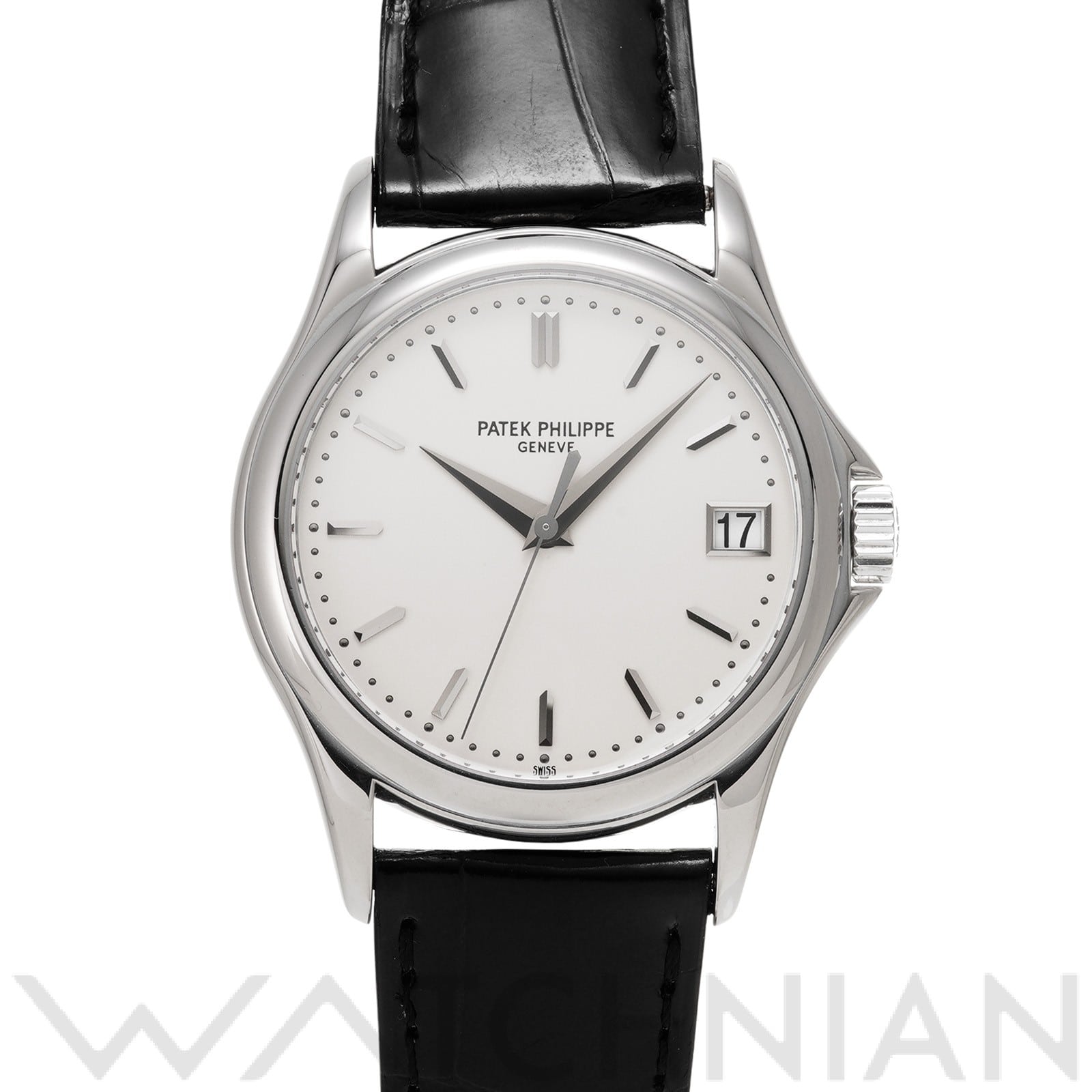 カラトラバ 5127G-001 シルバー パテックフィリップ PATEK PHILIPPE メンズ 【中古】