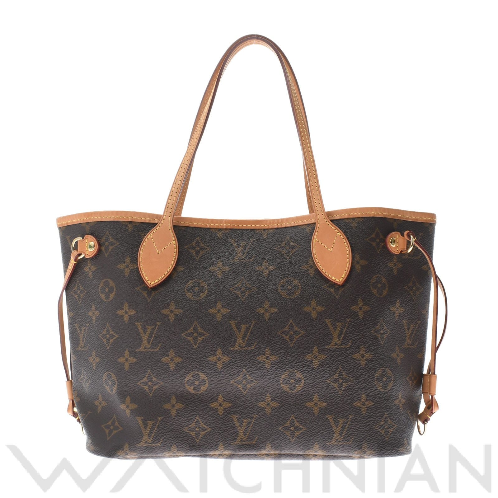 モノグラム ネヴァーフルPM トートバッグ ブラウン/ベージュ M41000 モノグラムキャンバス LOUIS VUITTON ルイ ヴィトン レディース 【中古】