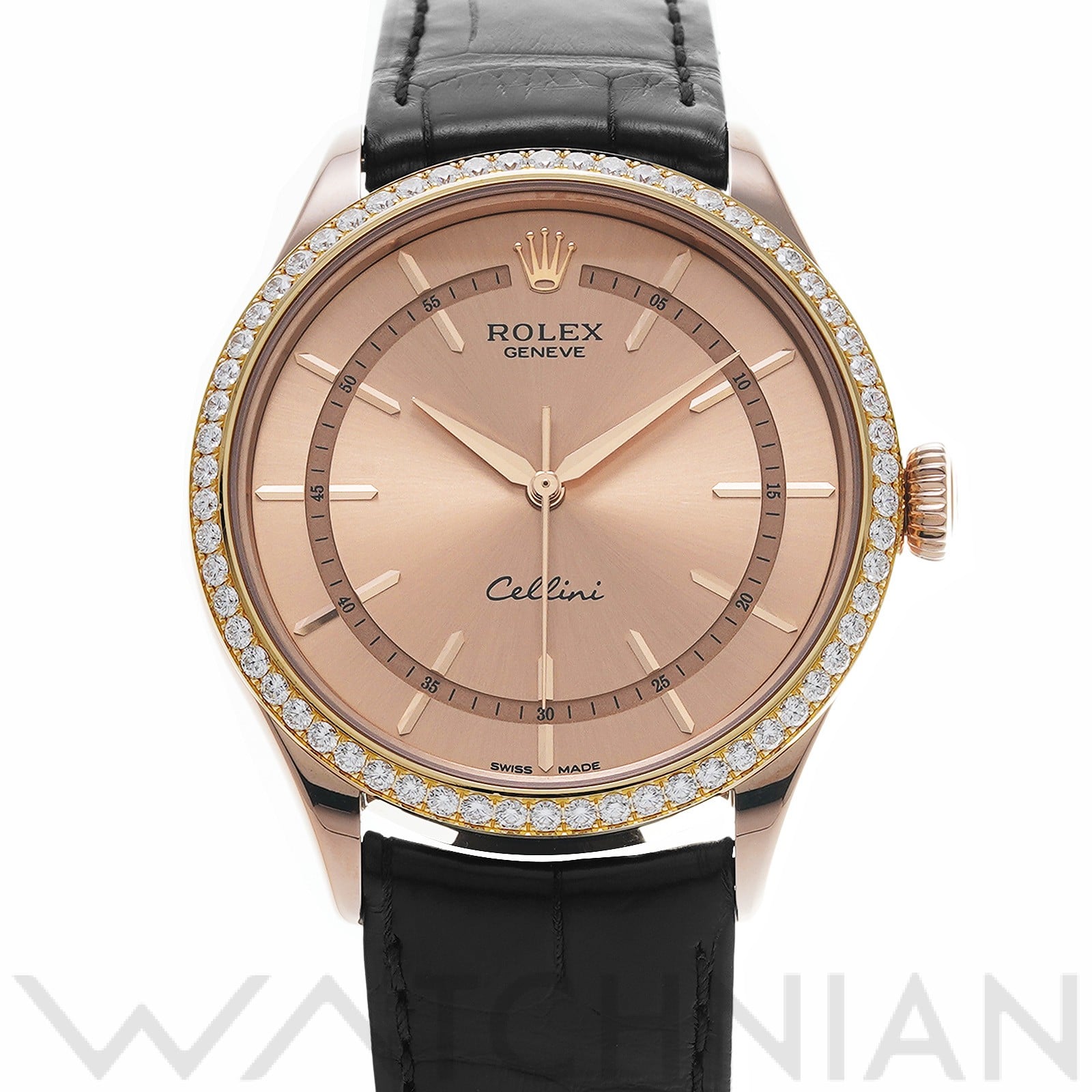 チェリーニ タイム 50705RBR ランダムシリアル ピンク ロレックス ROLEX メンズ 【中古】