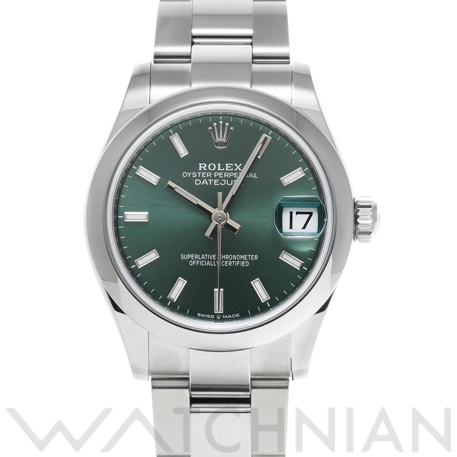 ロレックス デイトジャスト 31 278240 ミントグリーン ユニセックス 時計 【中古】【wristwatch】