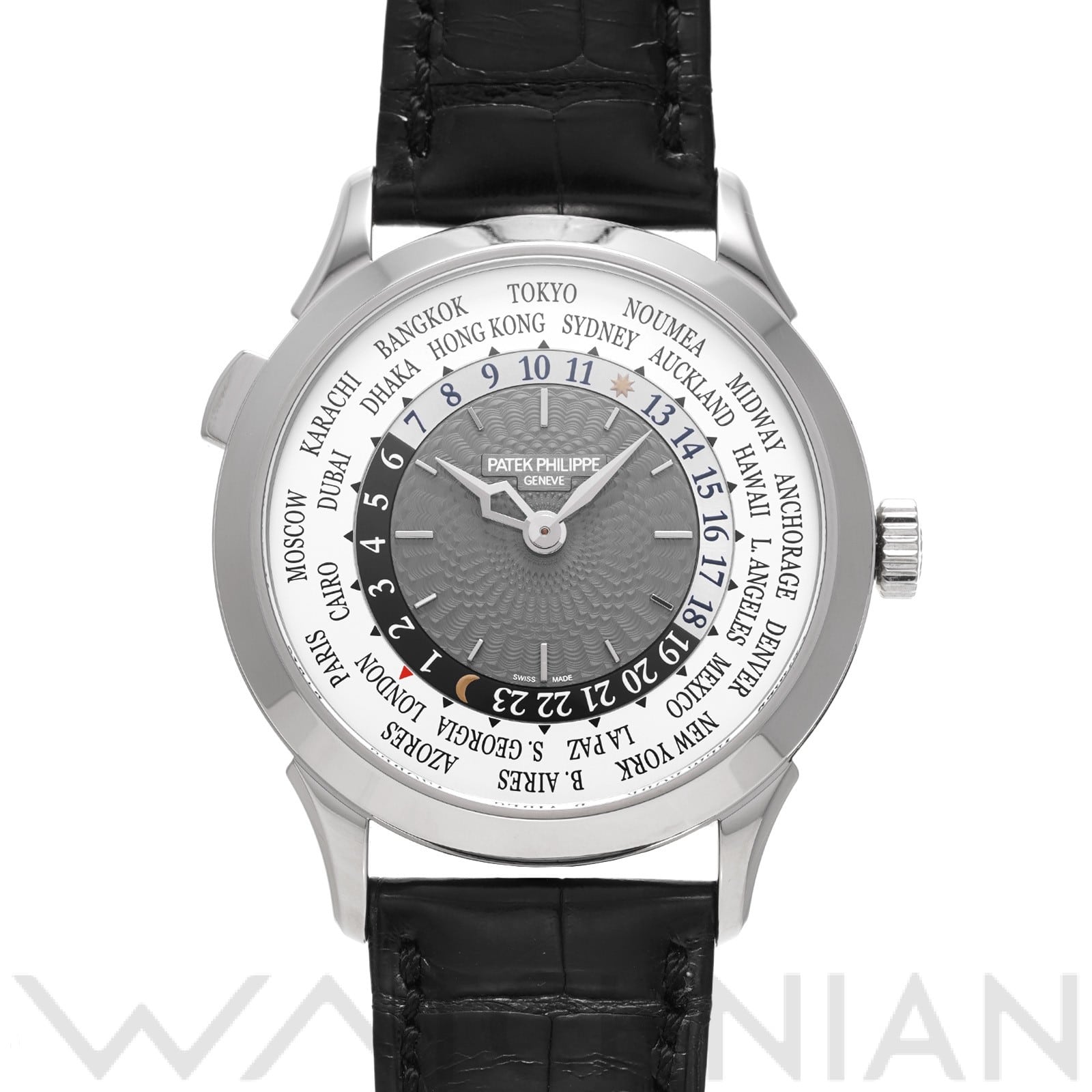 ワールドタイム 5230G-001 ラック・アントラサイト パテック フィリップ PATEK PHILIPPE メンズ 【中古】