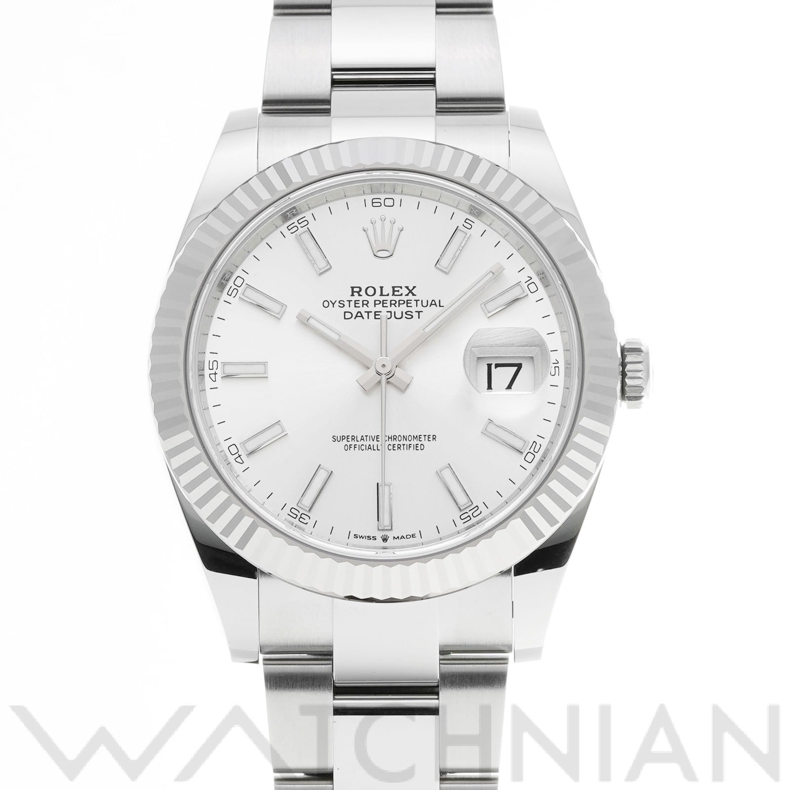 ロレックス デイトジャスト 41 126334 シルバー メンズ 時計 【中古】【wristwatch】