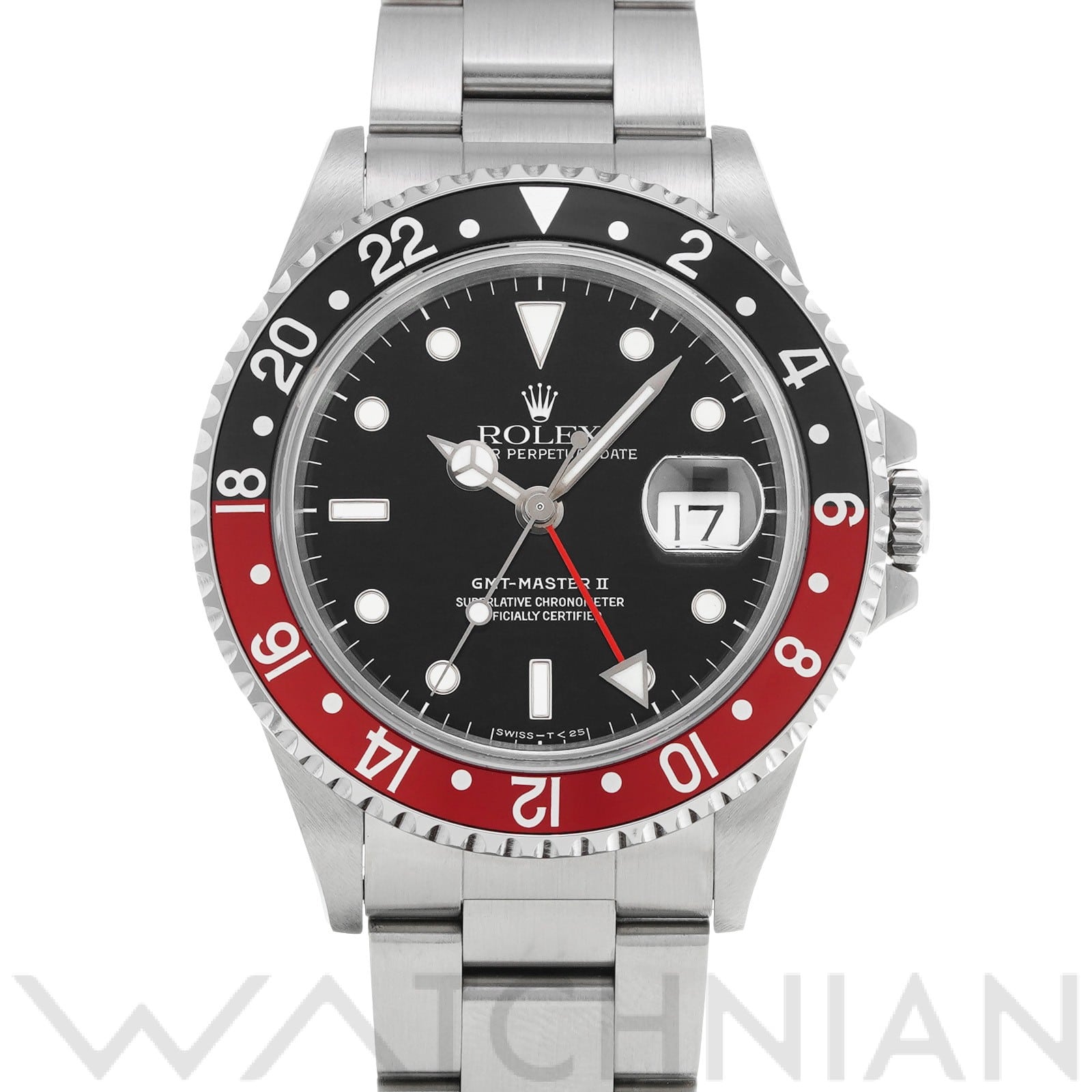 ロレックス GMTマスターII 16710 ブラック メンズ 時計 【中古】【wristwatch】