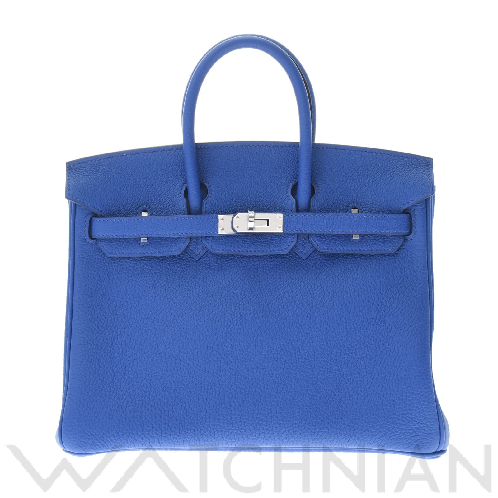 バーキン 25 ブルーロワイヤル/パラジウム金具 トゴ HERMES エルメス レディース 【新品】