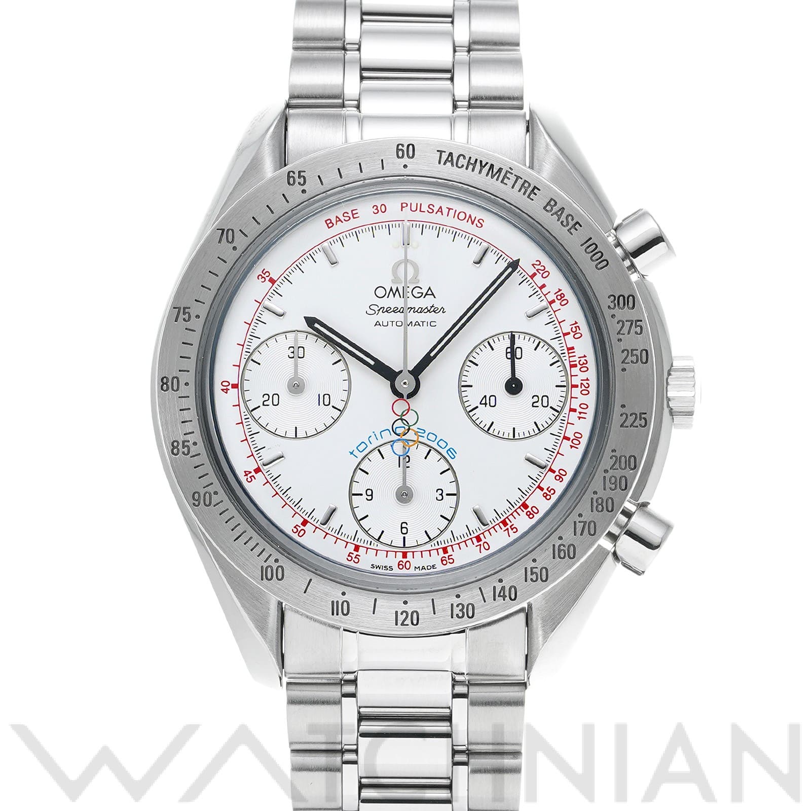 オメガ / OMEGA スピードマスター オートマティック 2006 トリノオリンピック 3538.30 シルバー メンズ 時計 【中古】【wristwatch】