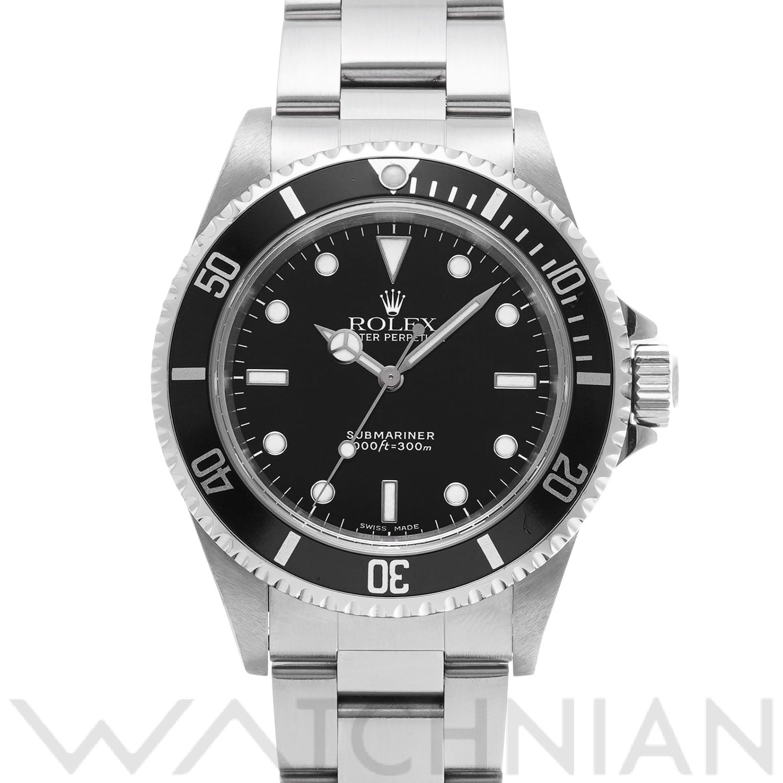 サブマリーナ 14060 P番(2000年頃製造) ブラック ロレックス ROLEX メンズ 【中古】