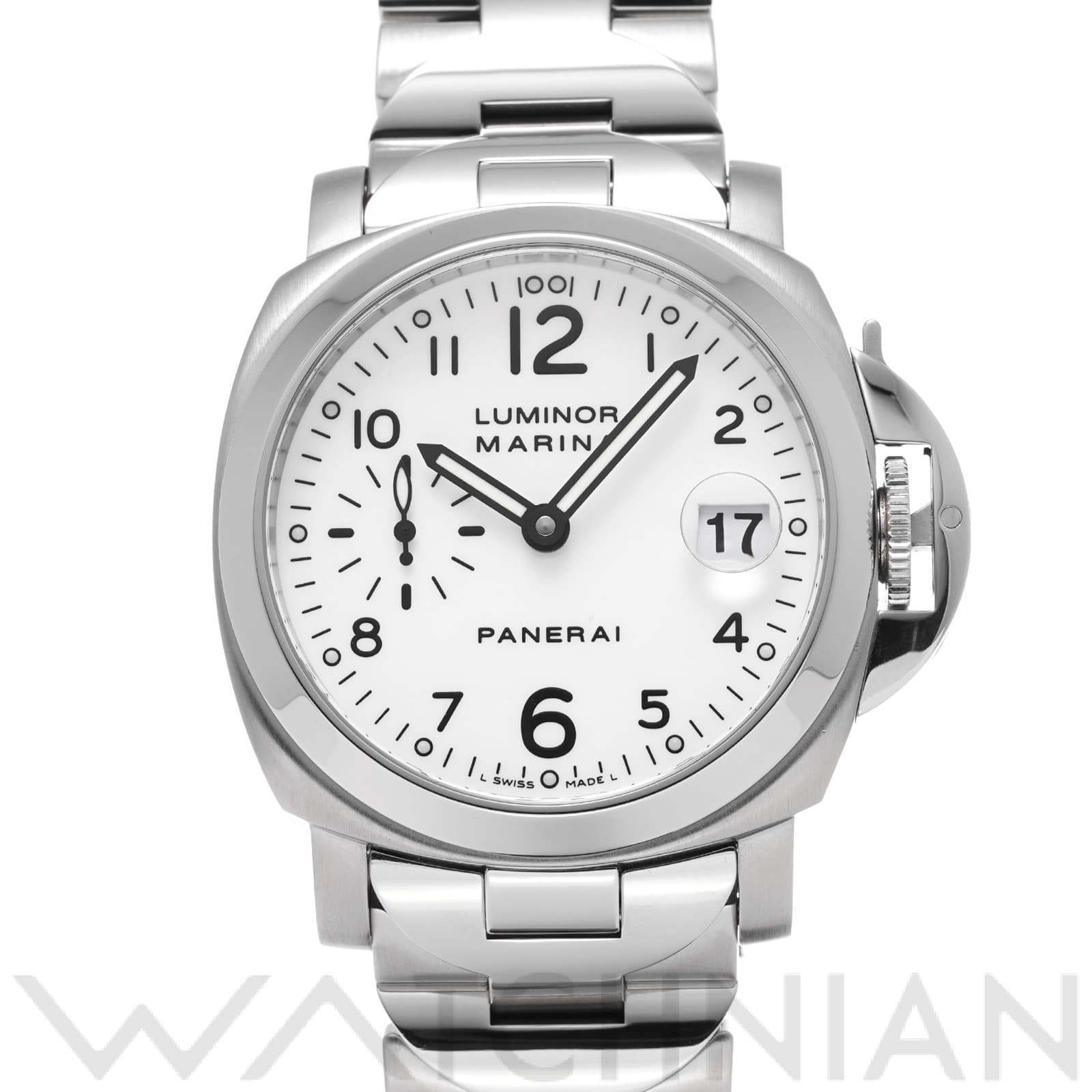 パネライ / PANERAI ルミノールマリーナ PAM00051 ホワイト メンズ 時計 【中古】【wristwatch】