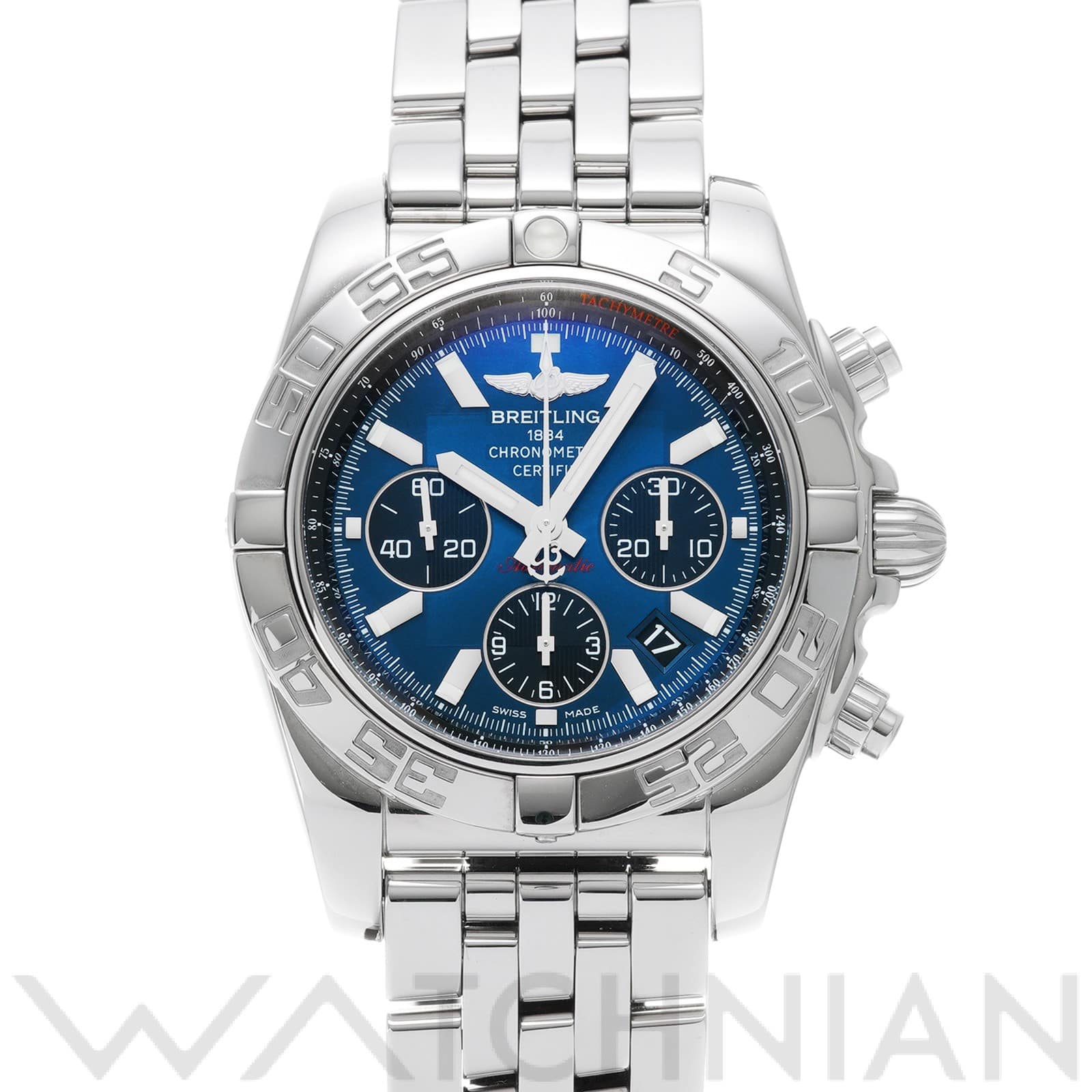 ブライトリング / BREITLING クロノマット 44 AB011012/C789 ブルー/ブラック メンズ 時計 【中古】【wristwatch】