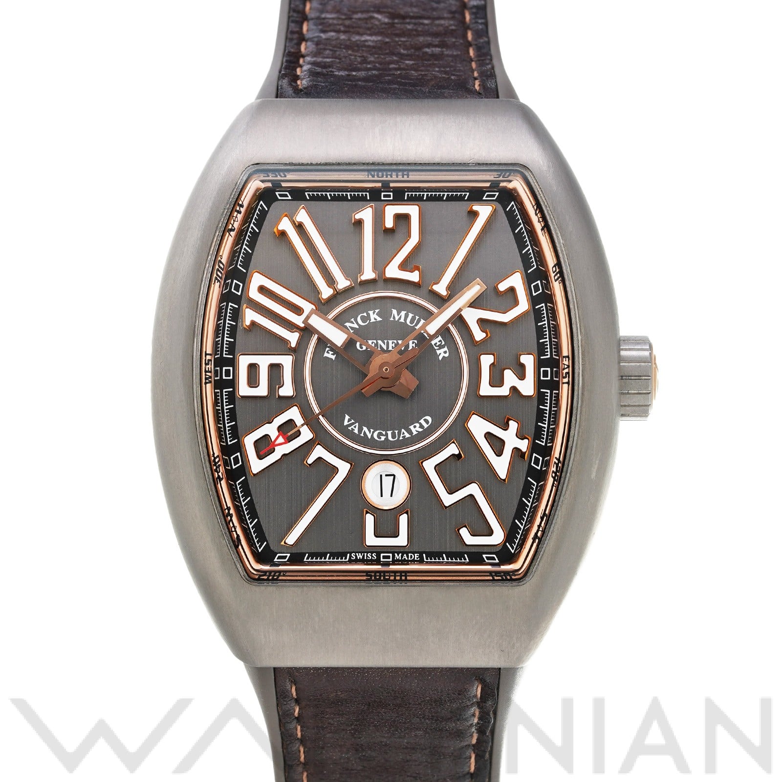 ヴァンガード  V45SCDTBR5NTT グレー フランクミュラー FRANCK MULLER メンズ 【中古】