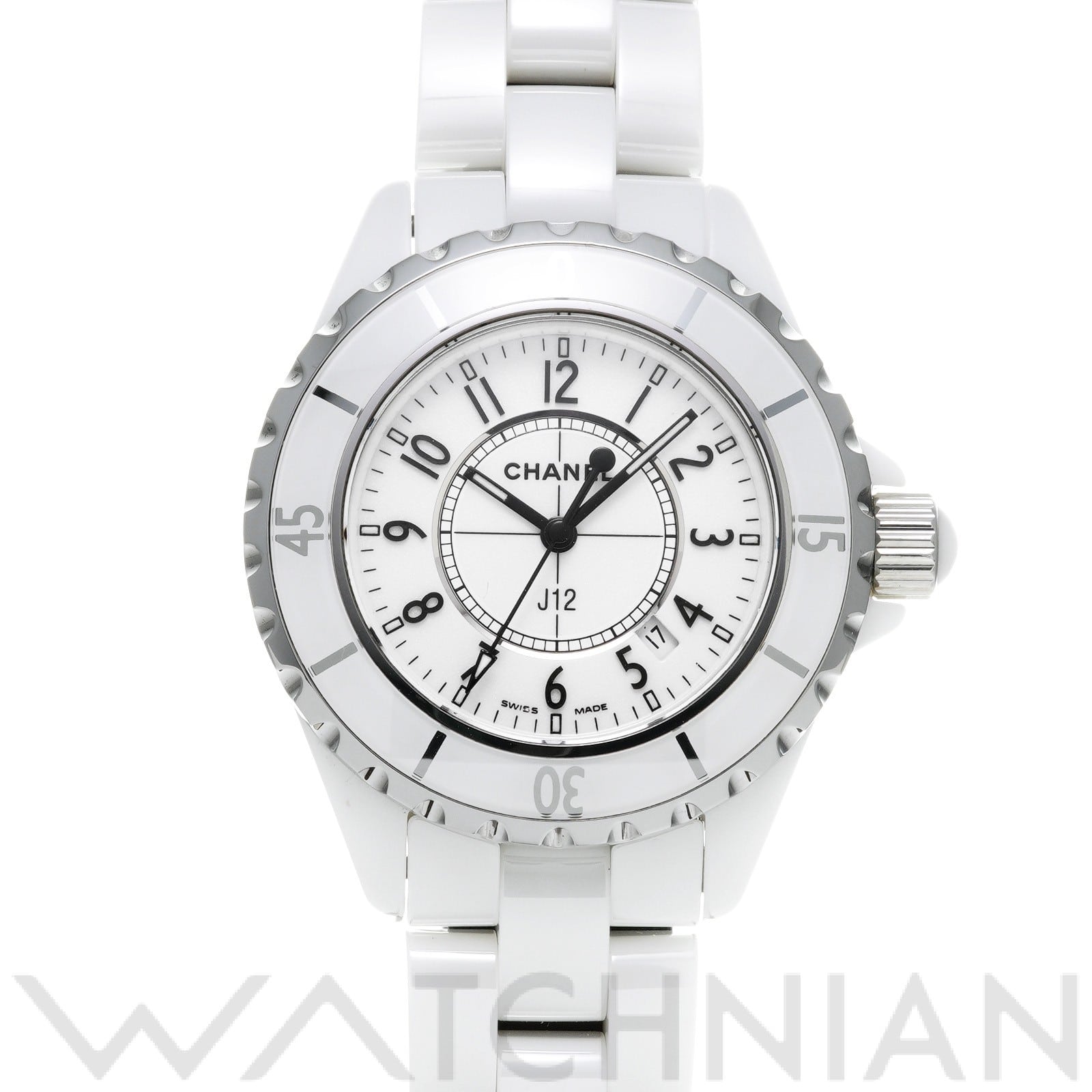 シャネル / CHANEL J12 33MM H0968 ホワイト レディース 時計 【中古】【wristwatch】