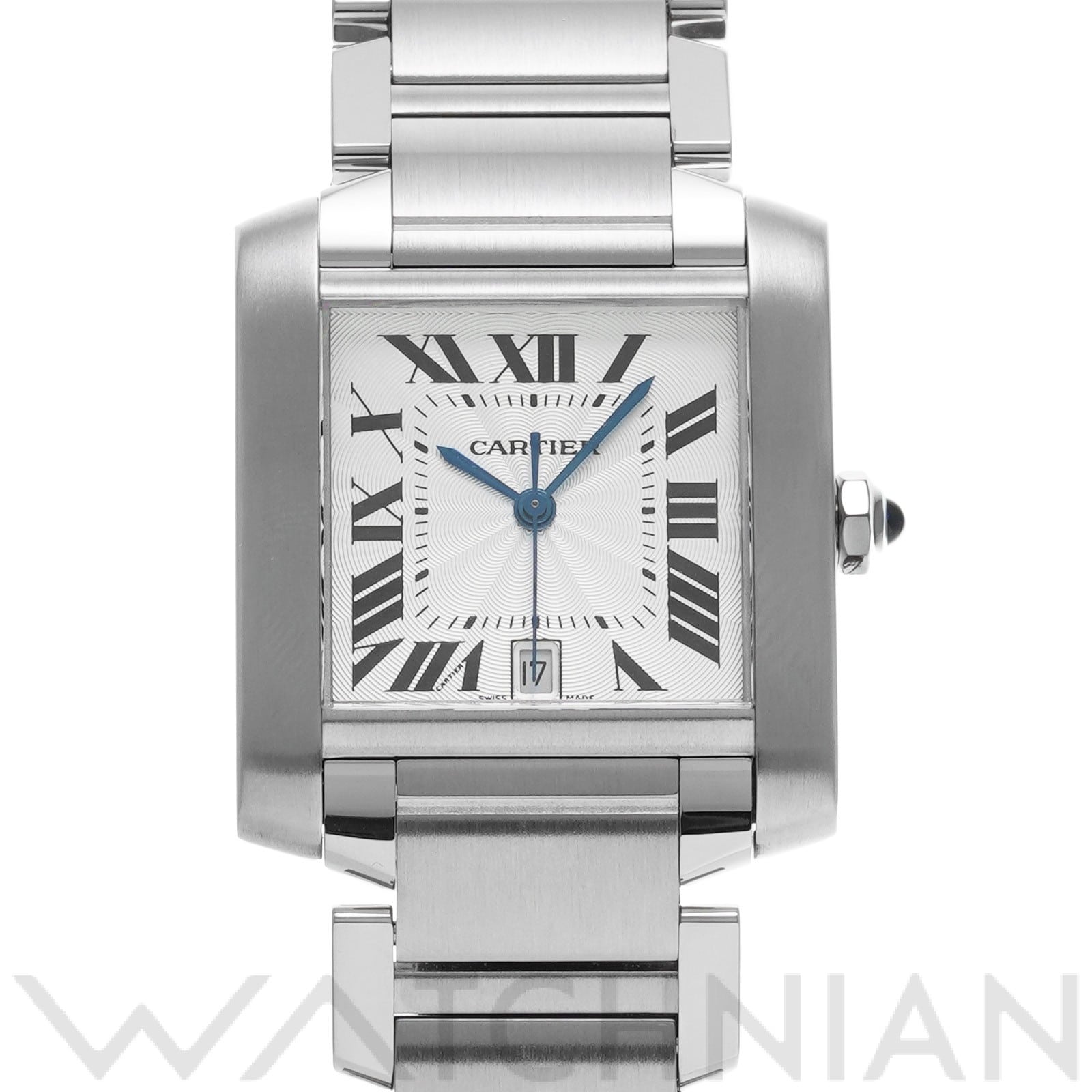 カルティエ / CARTIER タンク フランセーズ LM W51002Q3 シルバー メンズ 時計 【中古】【wristwatch】