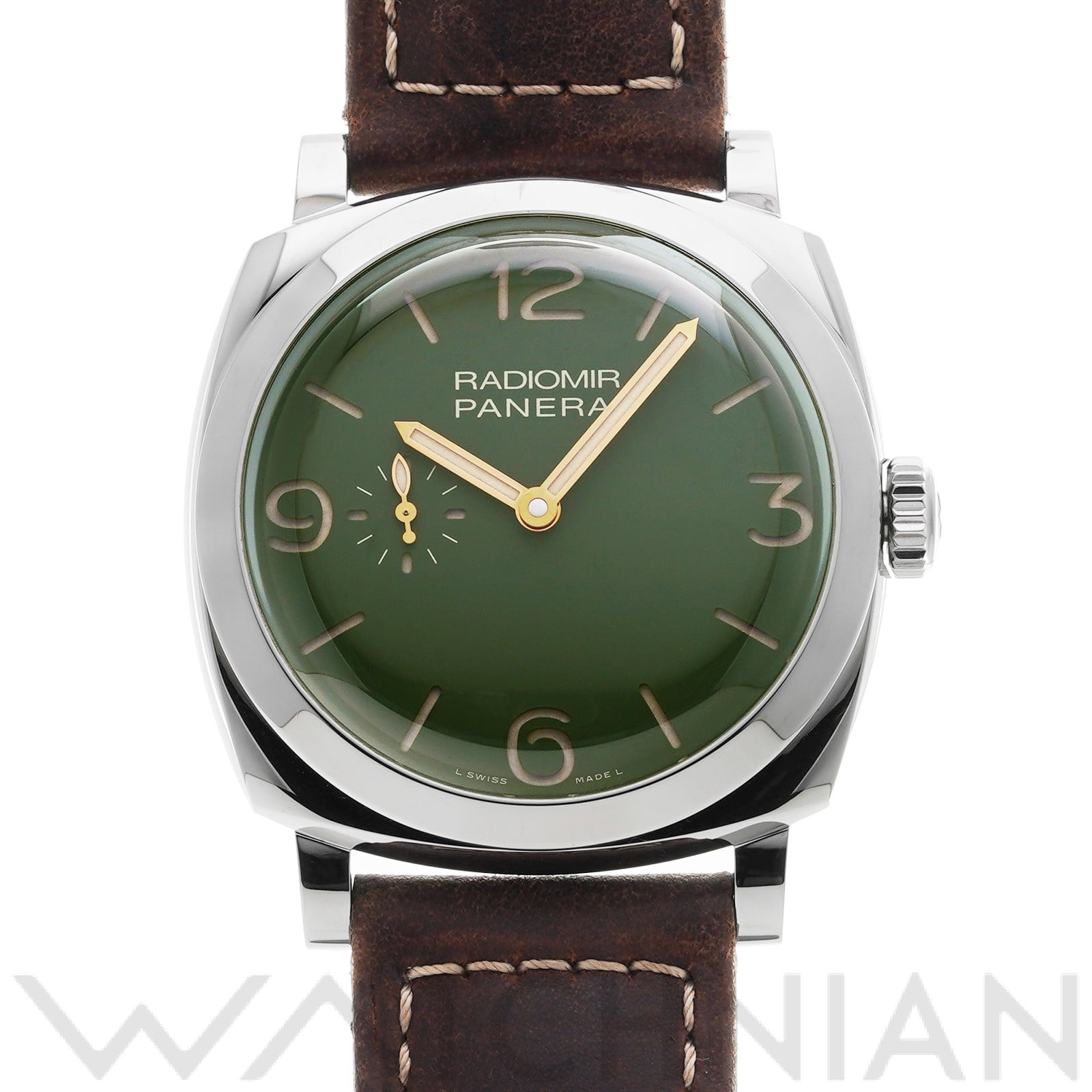 ラジオミール PAM00995 V番(2019年製造) ミリタリーグリーン パネライ OFFICINE PANERAI メンズ 【中古】