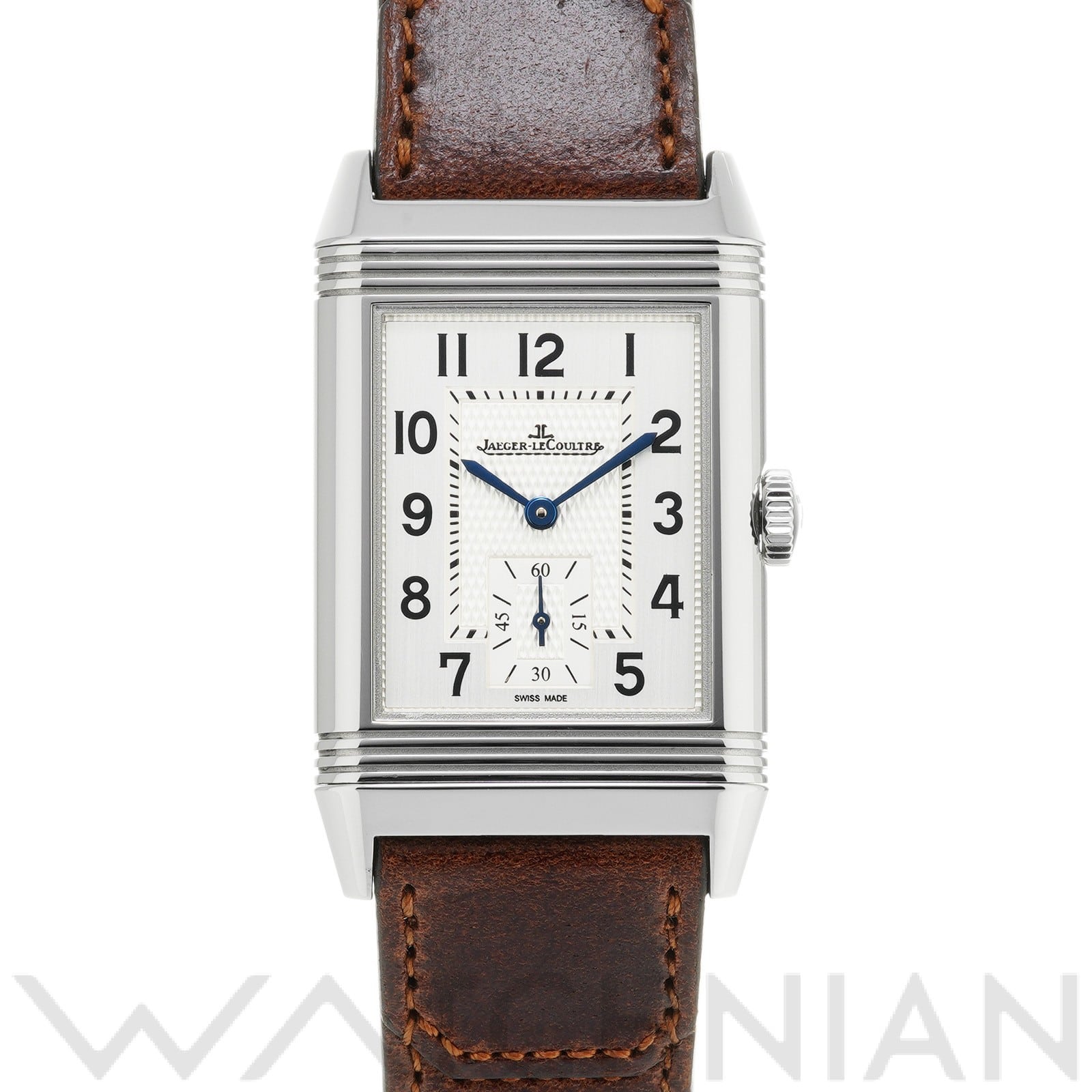 レベルソ クラシック ラージ スモールセコンド Q3858522 シルバーグレー ジャガー ルクルト JAEGER-LECOULTRE メンズ 【中古】