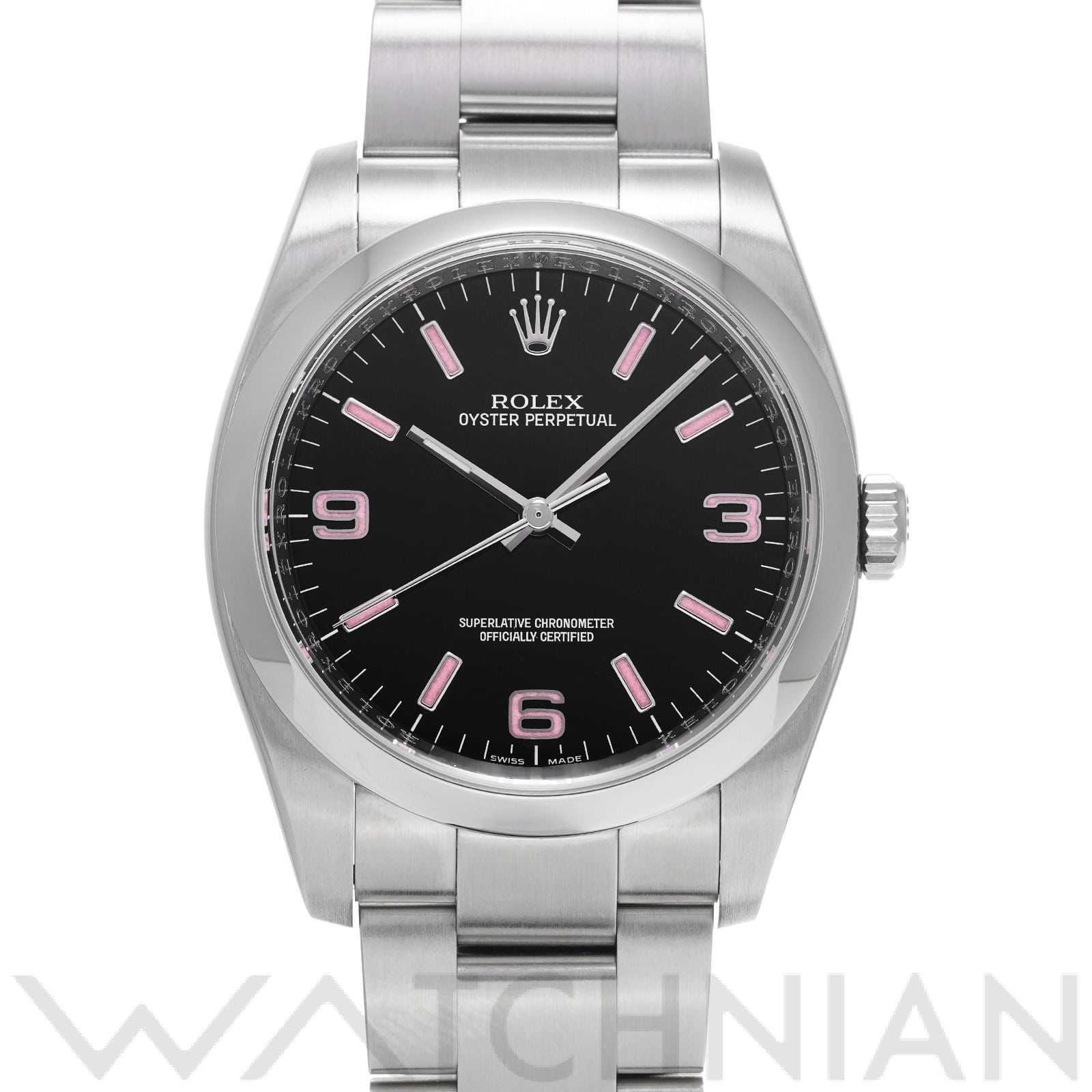 ロレックス オイスターパーペチュアル 36 116000 ブラック メンズ 時計 【中古】【wristwatch】