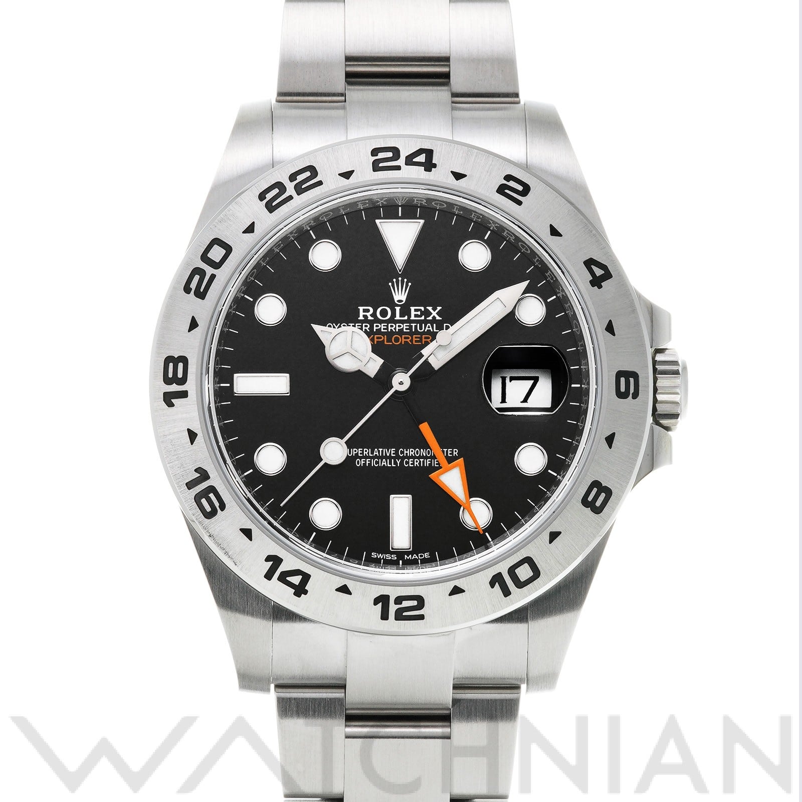 ロレックス エクスプローラーII 216570 ブラック メンズ 時計 【中古】【wristwatch】