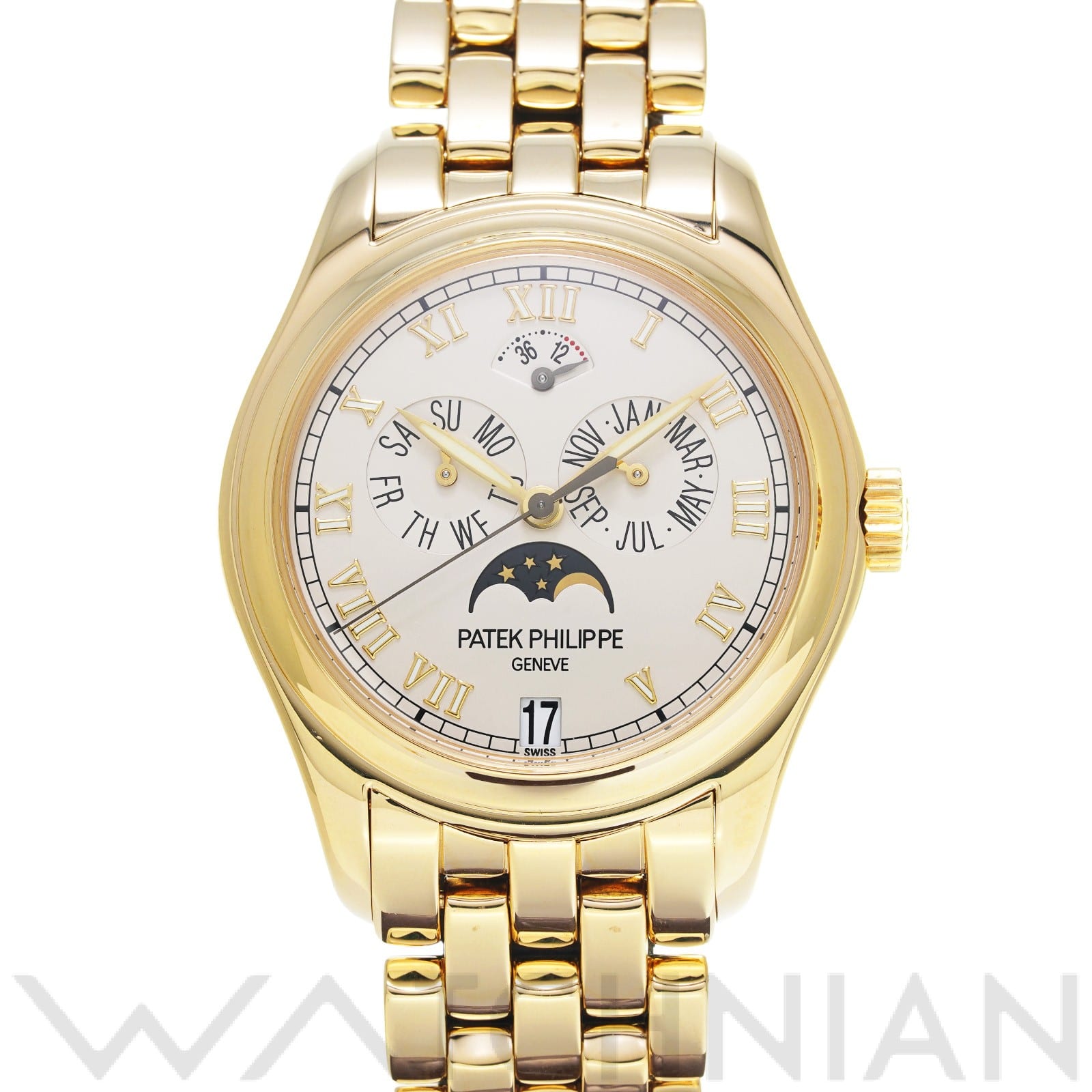 パテック フィリップ / PATEK PHILIPPE アニュアルカレンダー 5036/1J-001 シルバー メンズ 時計 【中古】【wristwatch】