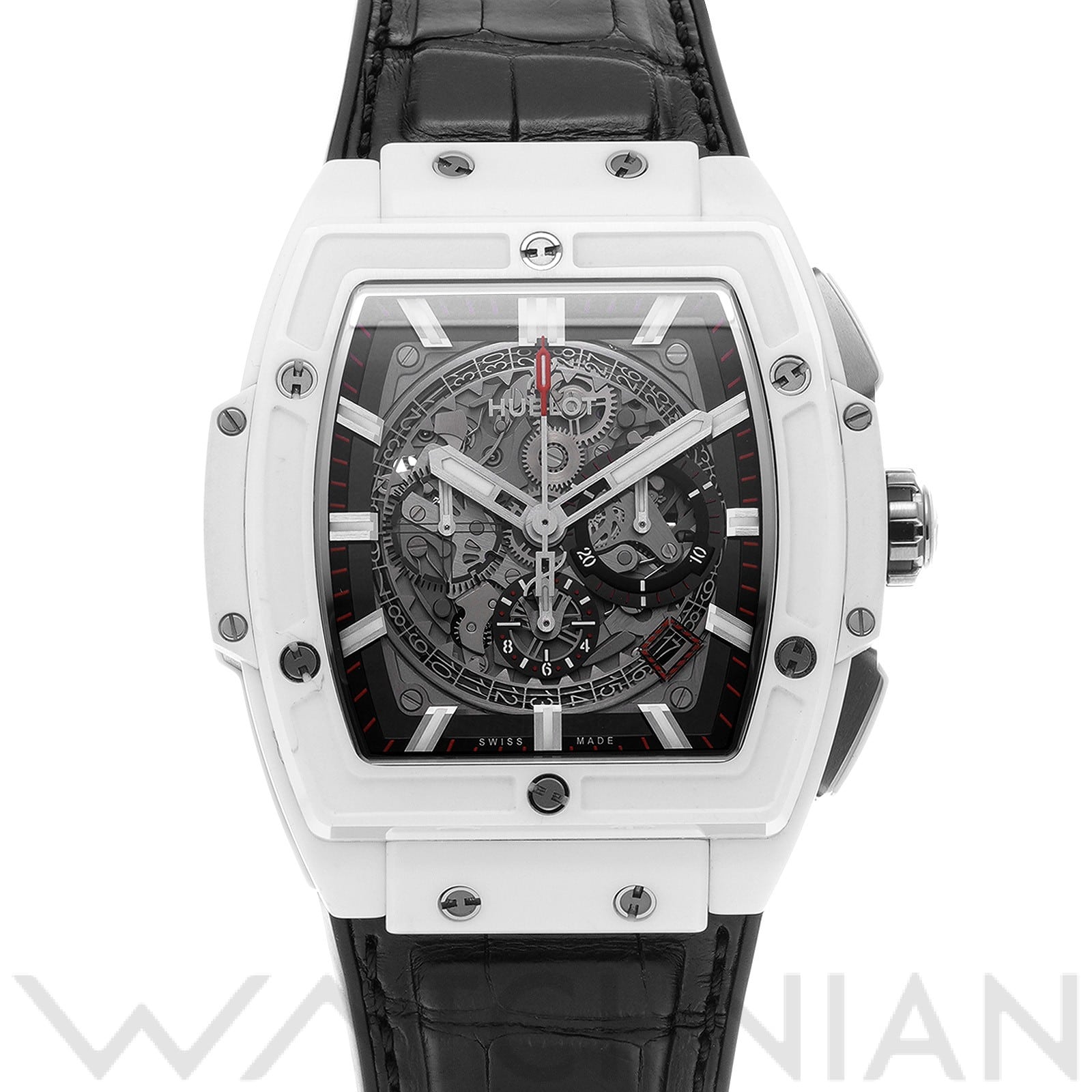 スピリット オブ ビッグバン セラミック 601.HX.0173.LR スケルトン ウブロ HUBLOT メンズ 【中古】