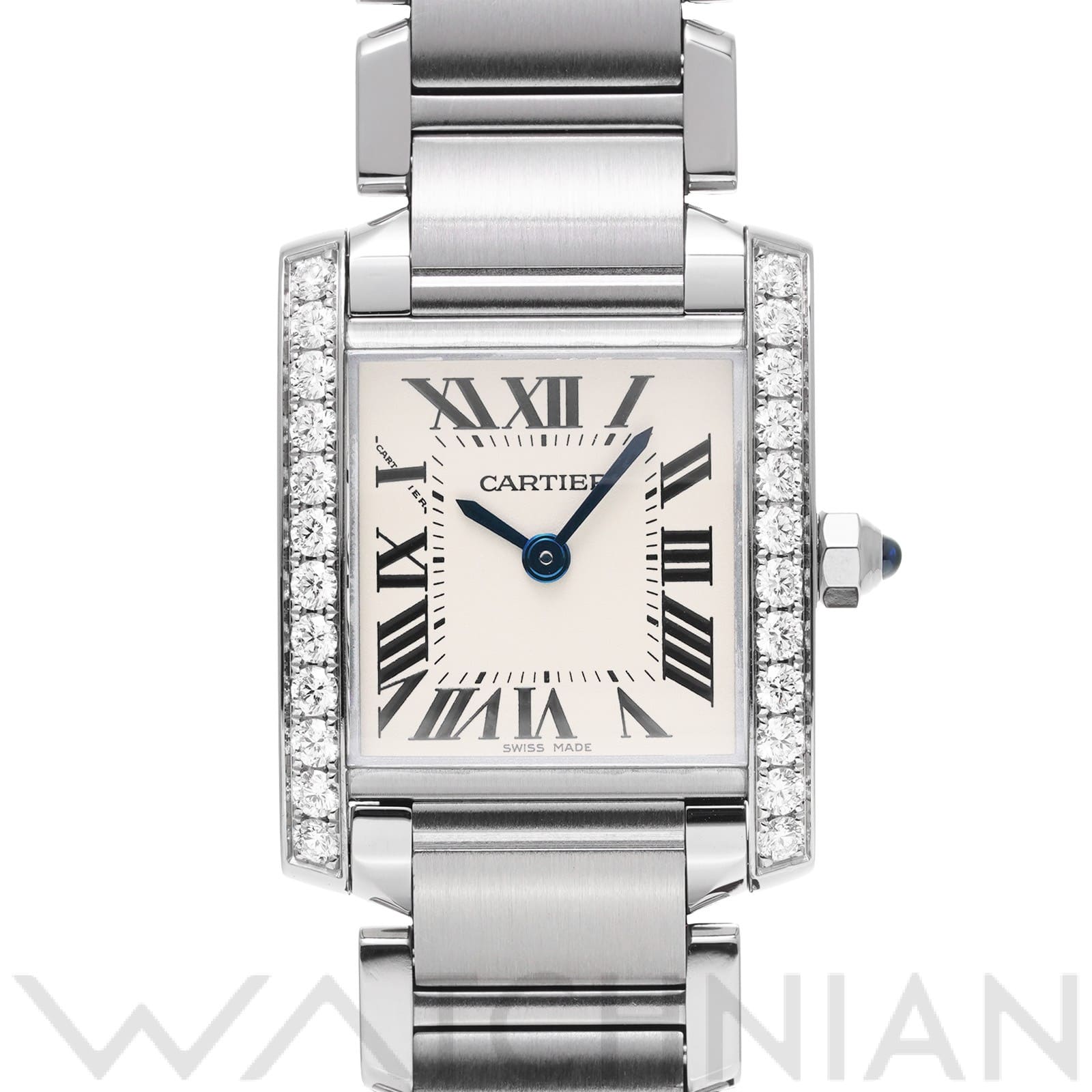 カルティエ / CARTIER タンクフランセーズ SM W4TA0008 シルバー レディース 時計 【中古】【wristwatch】