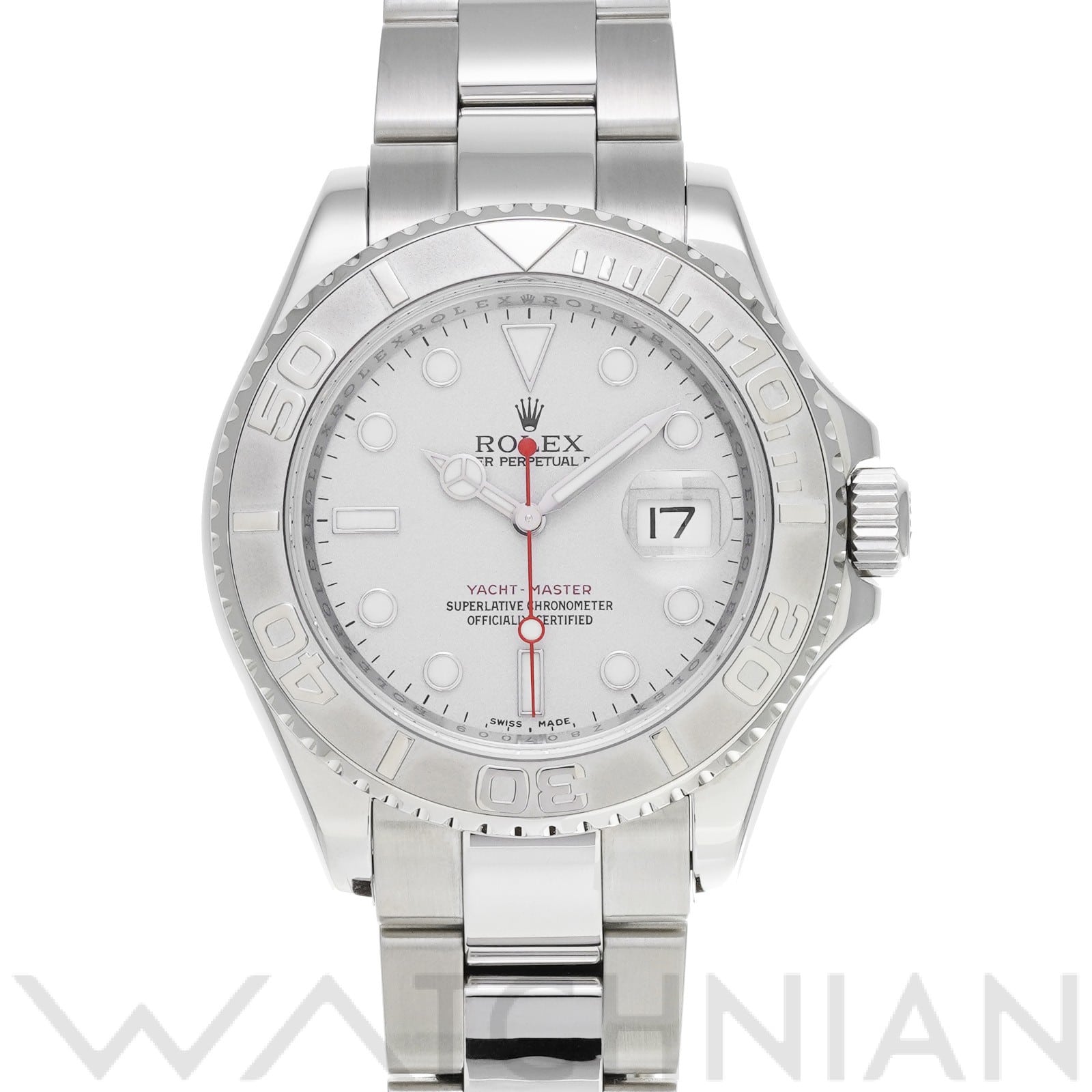 ヨットマスター ロレジウム 16622 Z番(2007年頃製造) グレー ロレックス ROLEX メンズ 【中古】