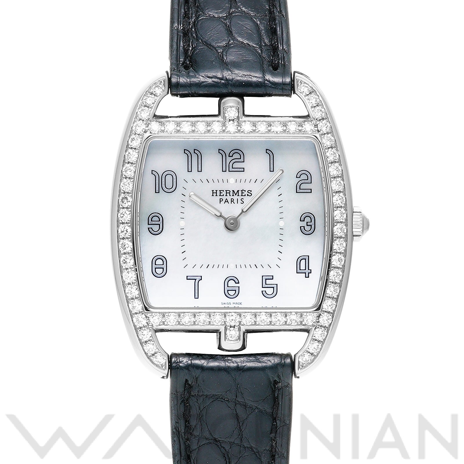 エルメス ケープコッド CT1.730 ホワイトシェル ユニセックス 時計 【中古】【wristwatch】