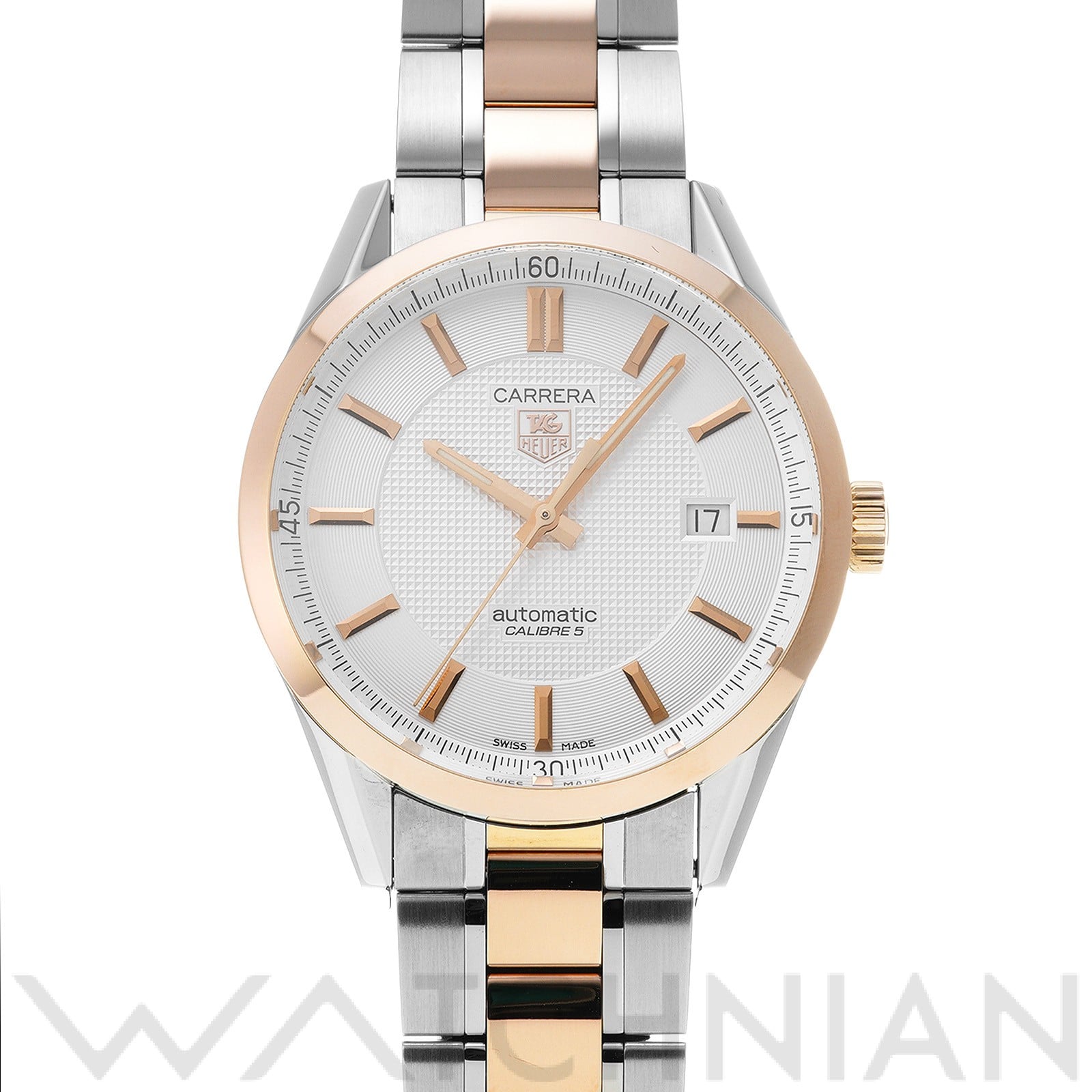 タグ ホイヤー / TAG HEUER カレラ キャリバー5 WV215E.BD0735 シルバー メンズ 時計 【中古】【wristwatch】