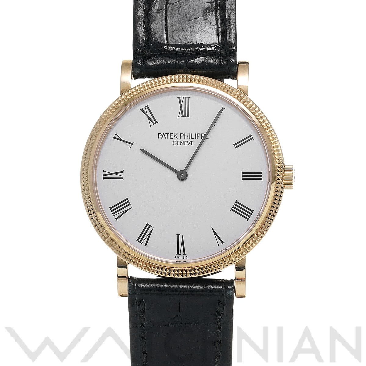 カラトラバ 5120J-001 ホワイト パテック フィリップ PATEK PHILIPPE メンズ 【中古】