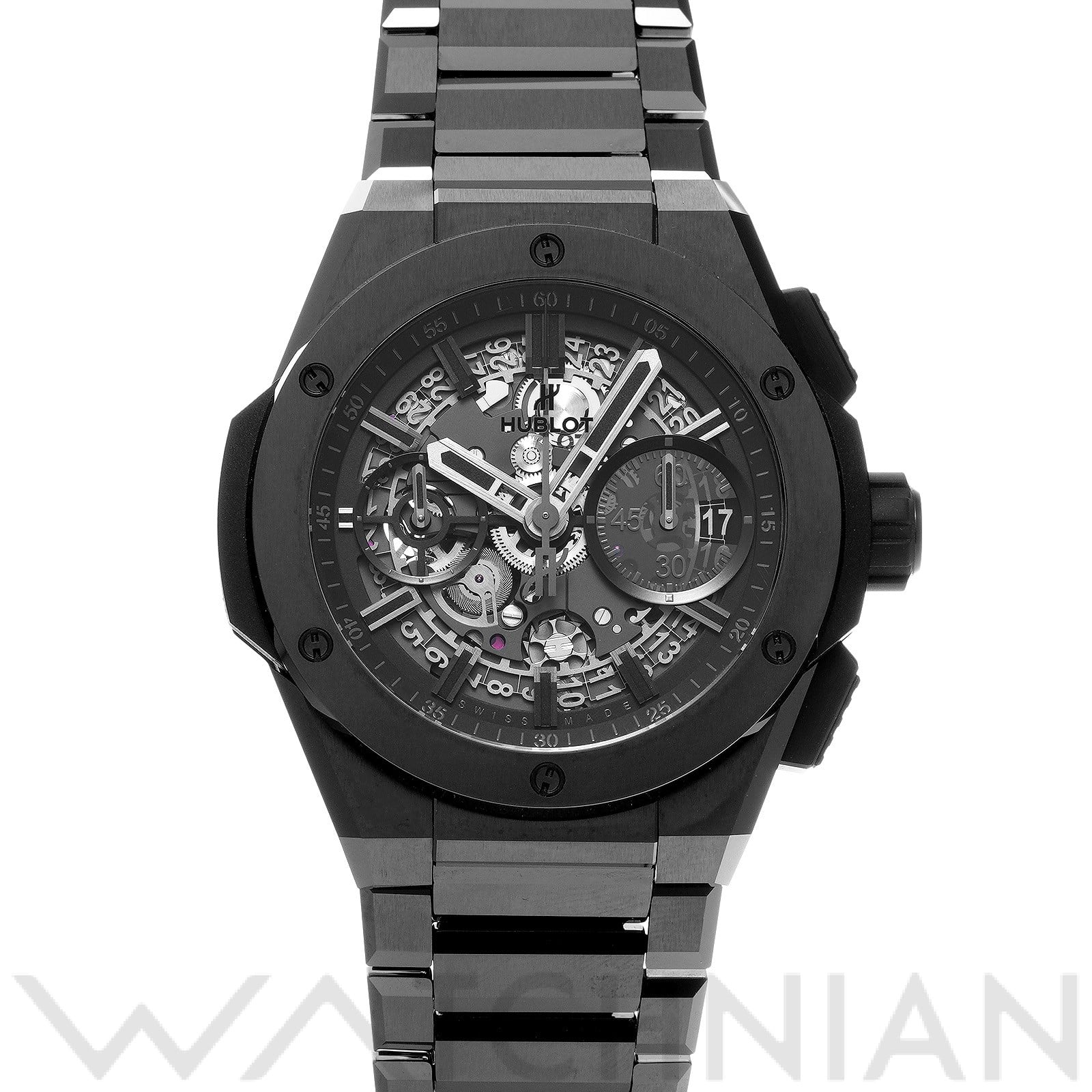 ウブロ / HUBLOT ビッグバン ウニコ インテグラル ブラックマジック 451.CX.1140.CX ブラック メンズ 時計 【中古】【wristwatch】