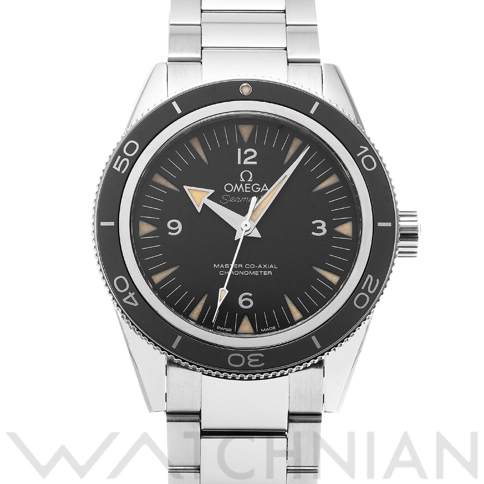 オメガ / OMEGA シーマスター 300 マスターコーアクシャル 233.30.41.21.01.001 ブラック メンズ 時計 【中古】【wristwatch】