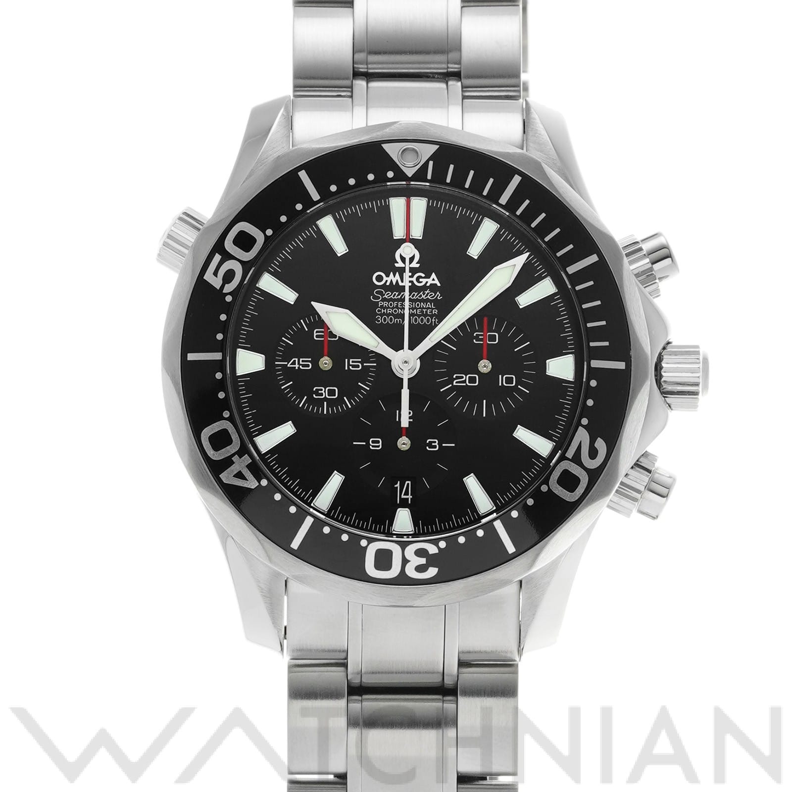 オメガ / OMEGA シーマスター 300 クロノグラフ 2594.52 ブラック メンズ 時計 【中古】【wristwatch】