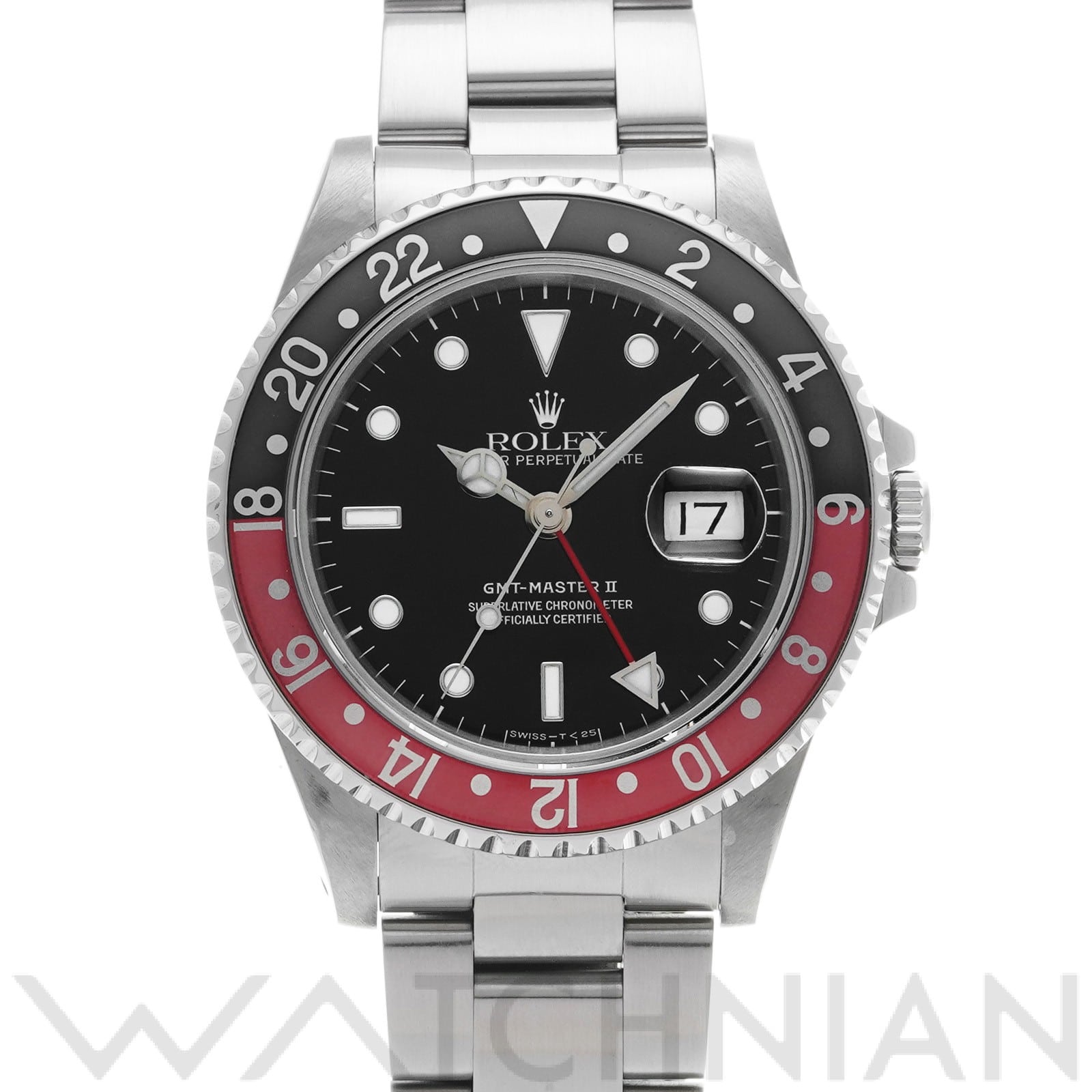 ロレックス GMTマスターII 16710 ブラック メンズ 時計 【中古】【wristwatch】