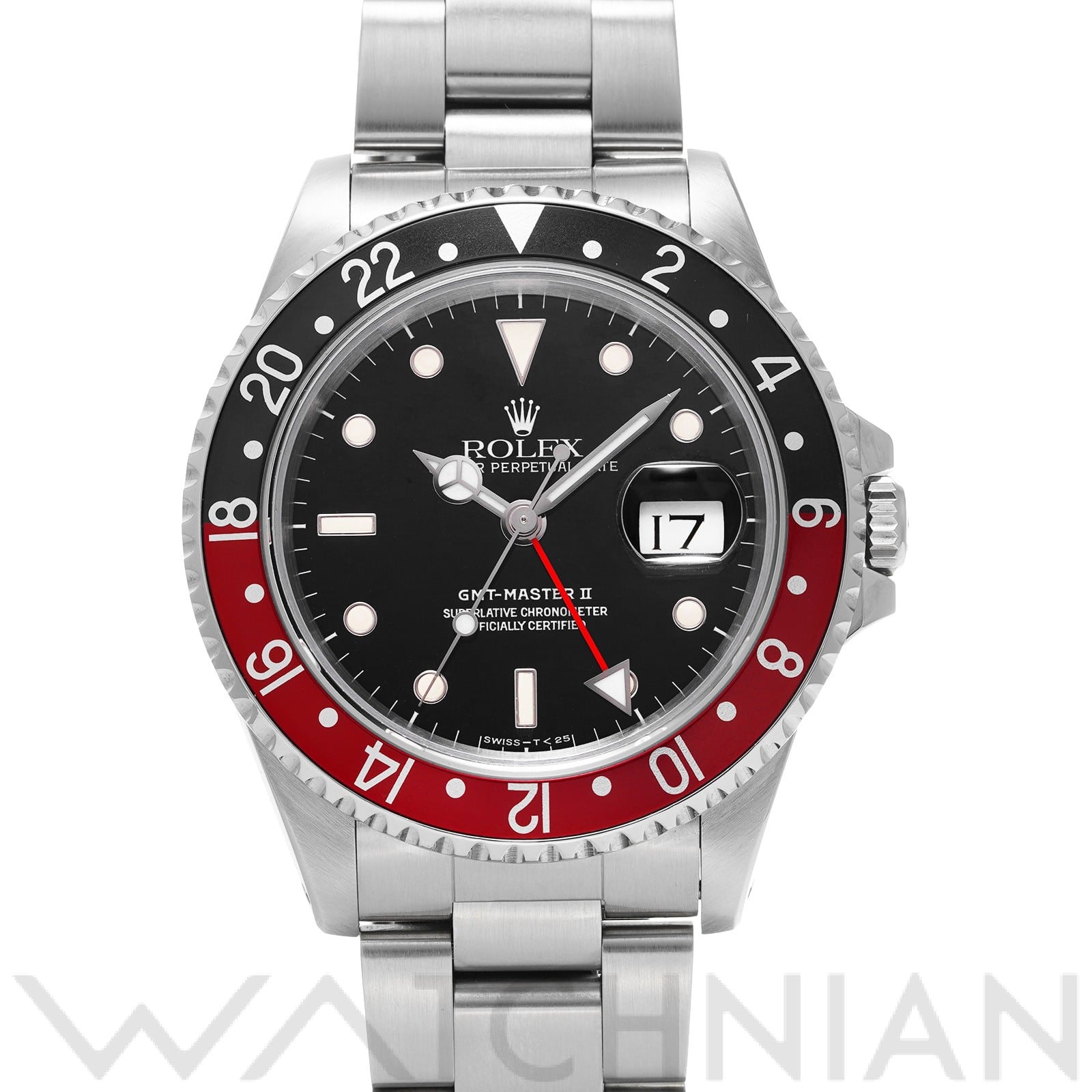 ロレックス GMTマスターII 16710 ブラック メンズ 時計 【中古】【wristwatch】