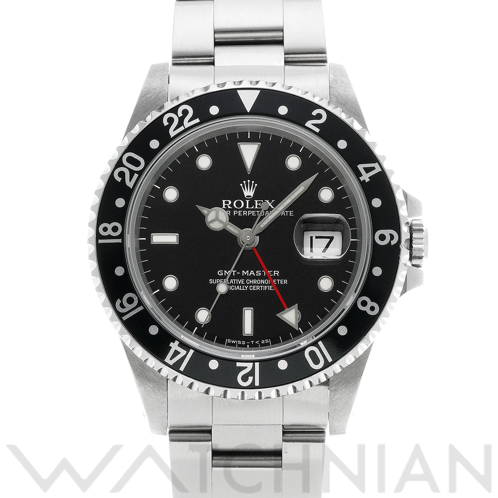 ロレックス GMTマスター 16700 ブラック メンズ 時計 【中古】【wristwatch】