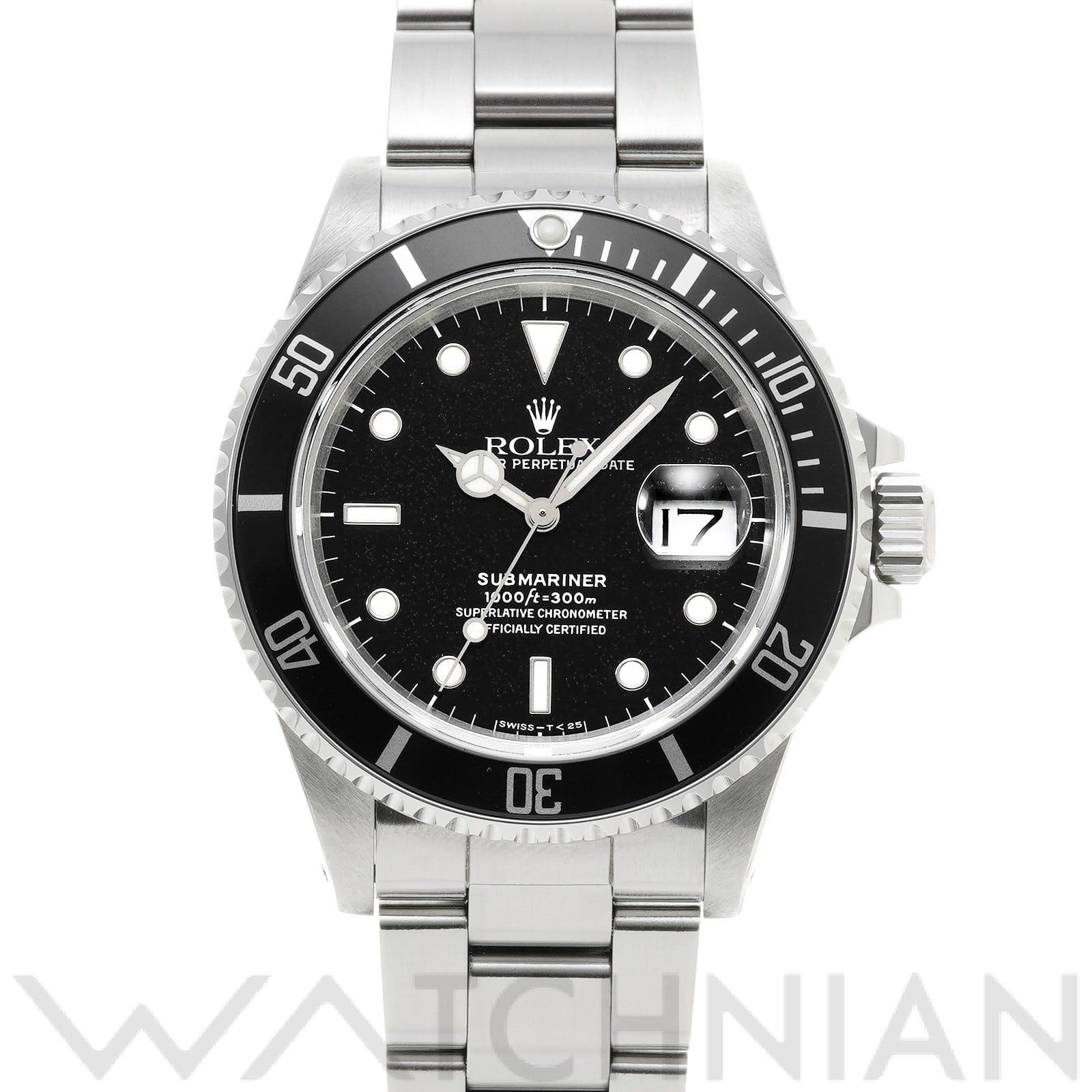 サブマリーナ デイト 16800 95番台(1986年頃製造) ブラック ロレックス ROLEX メンズ 【中古】