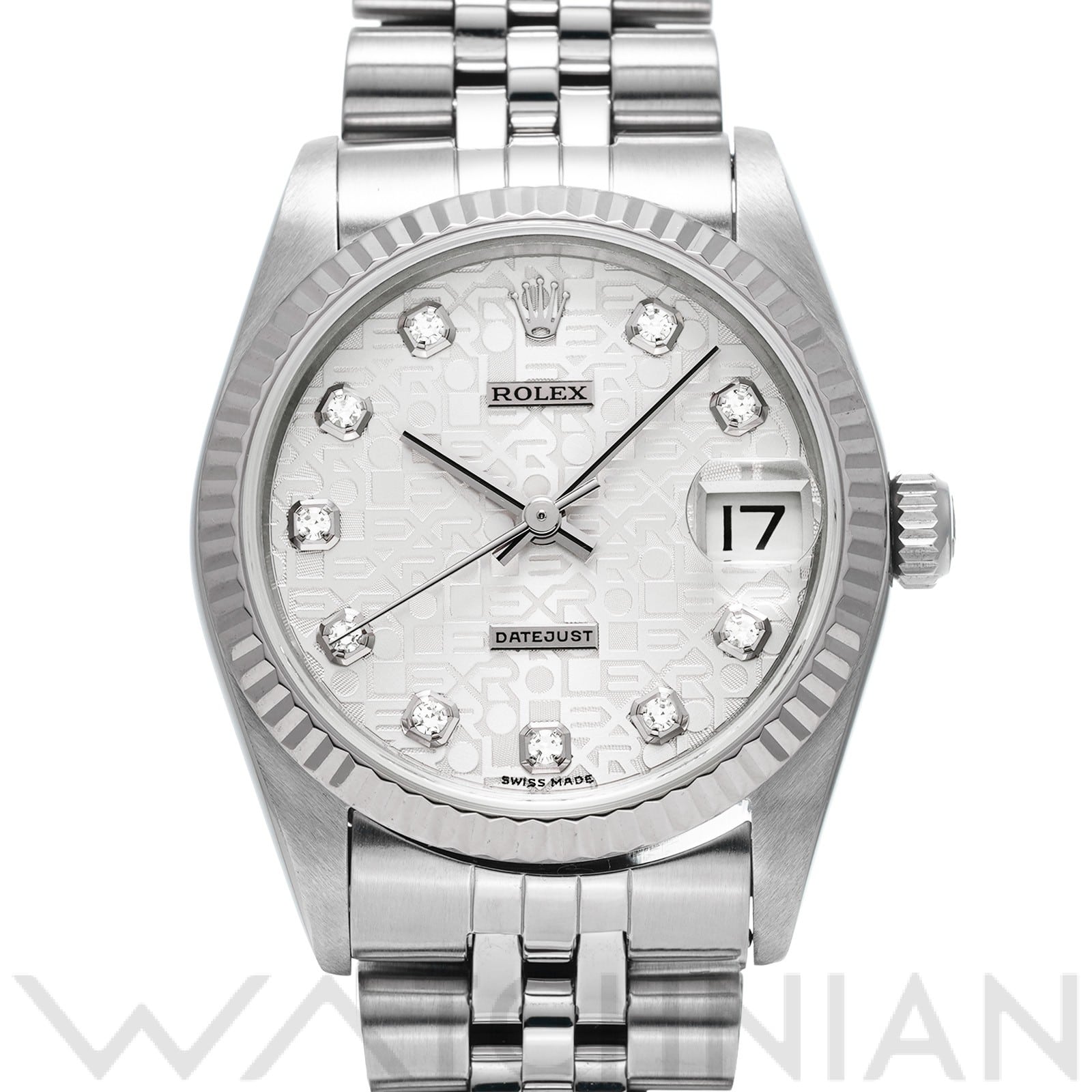 デイトジャスト 78274G F番(2003年頃製造) シルバーコンピュータ/ダイヤモンド ロレックス ROLEX ユニセックス 【中古】